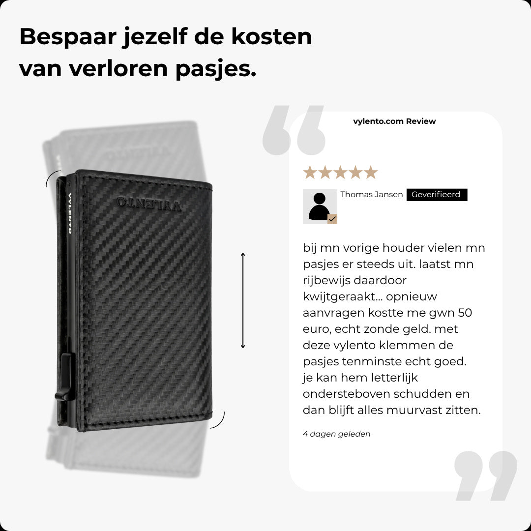Discovery Pasjeshouder Carbonlook