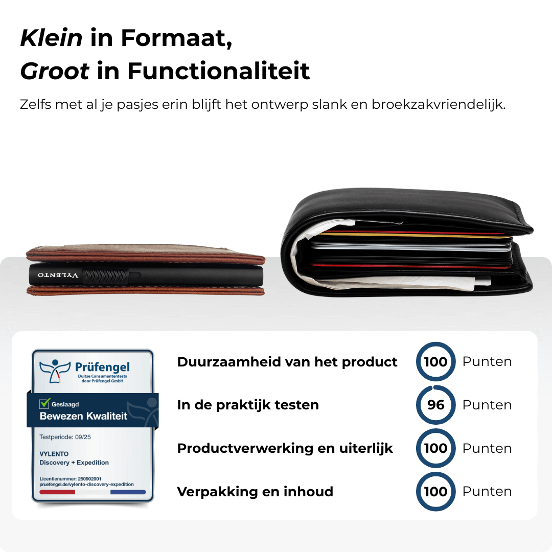 Discovery Pasjeshouder Cognac Bruin - Zonder Muntvak