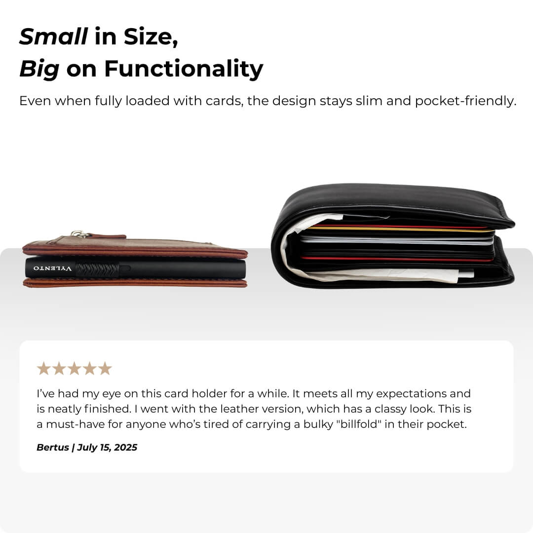 Discovery Card Holder Cognac Brown