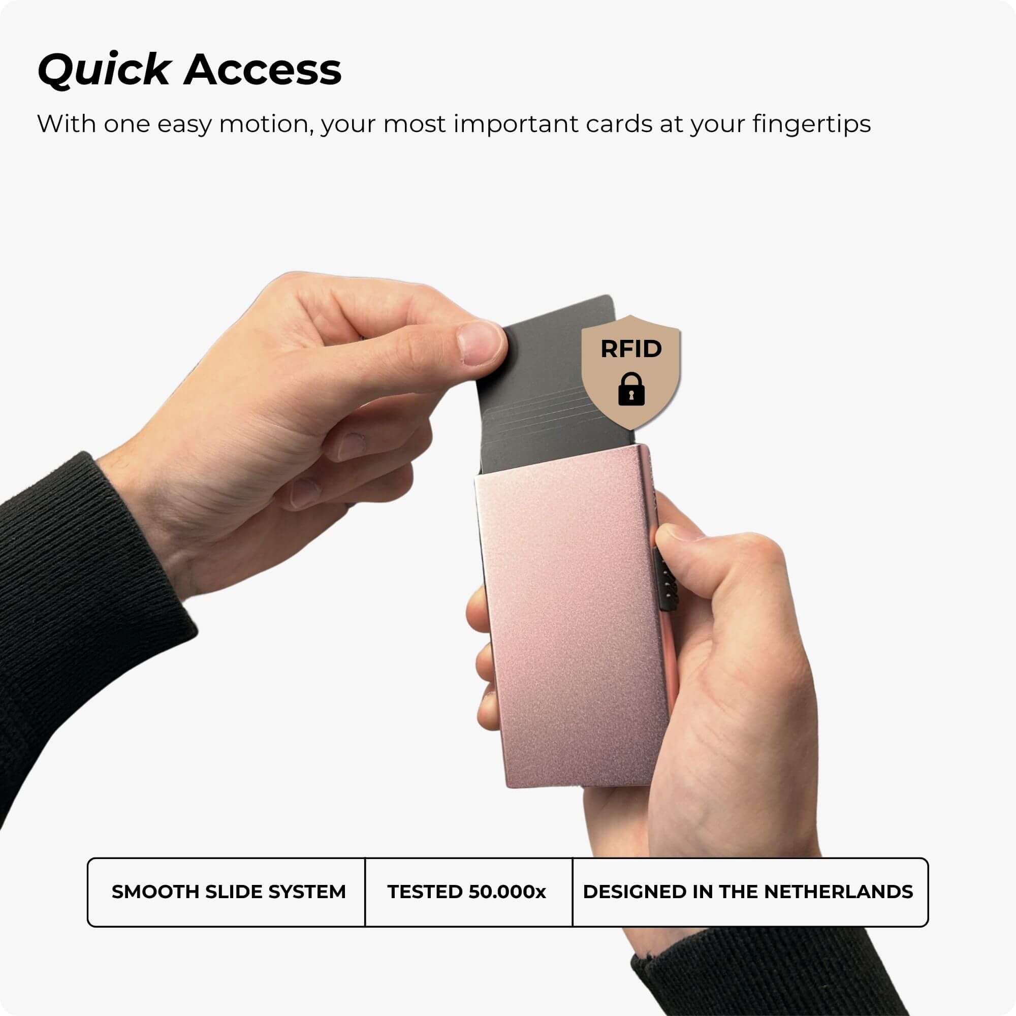 Explore Card Holder Rose Pink