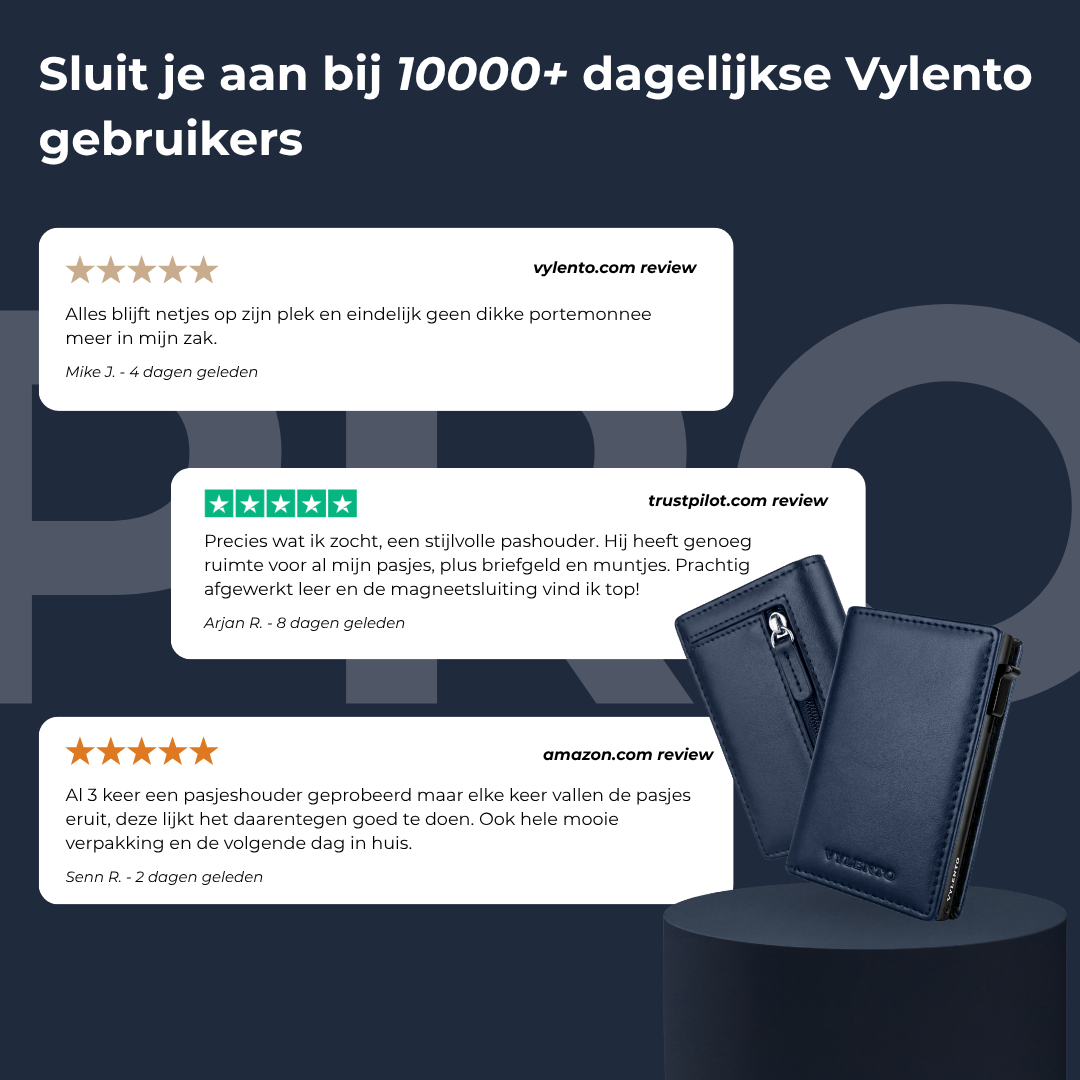 Discovery Pasjeshouder Pro Navy Blauw