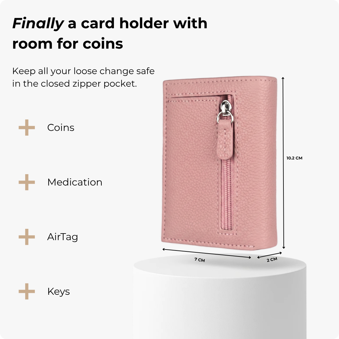 Expedition Passport Holder Pebble Pink