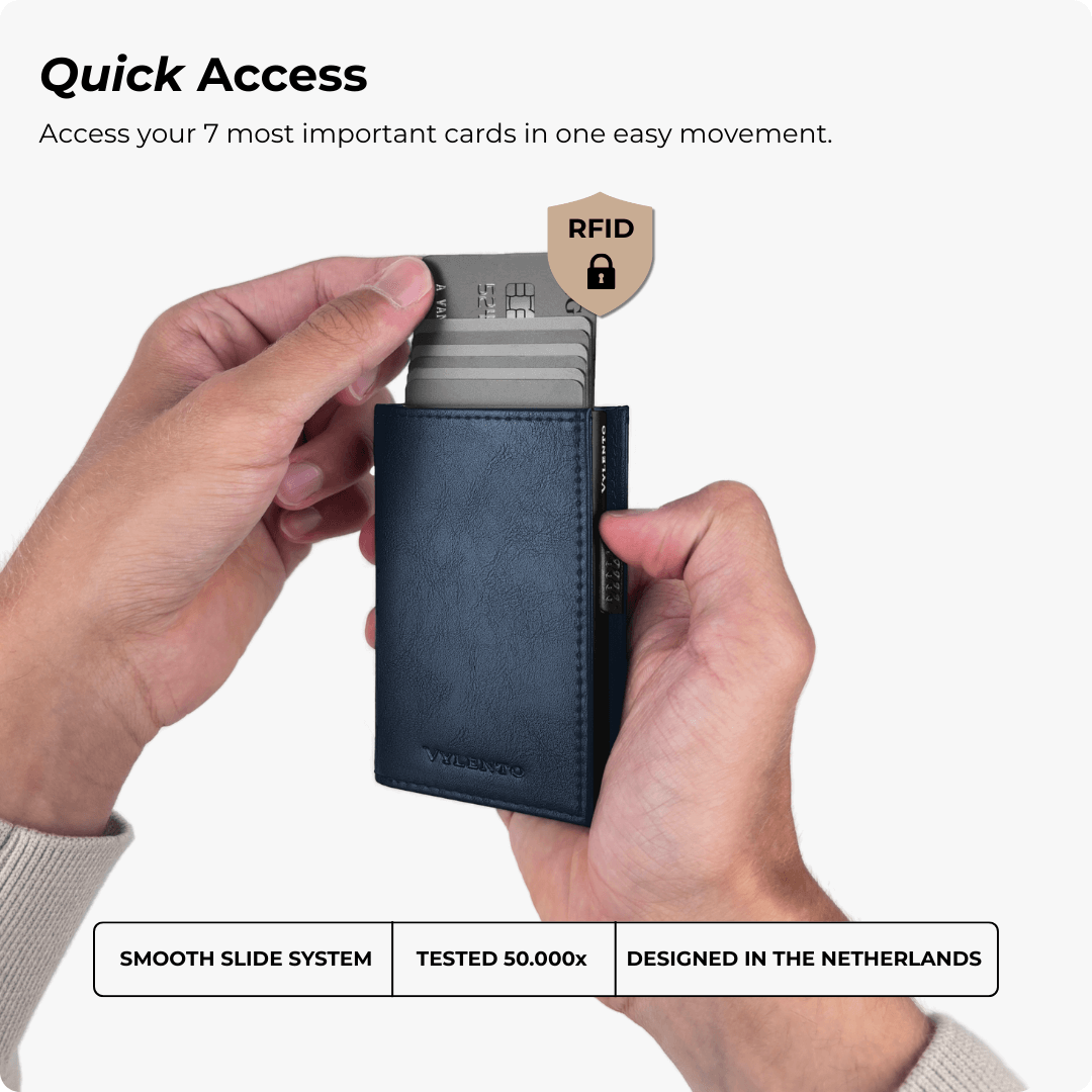 Discovery Card Holder Navy Blue