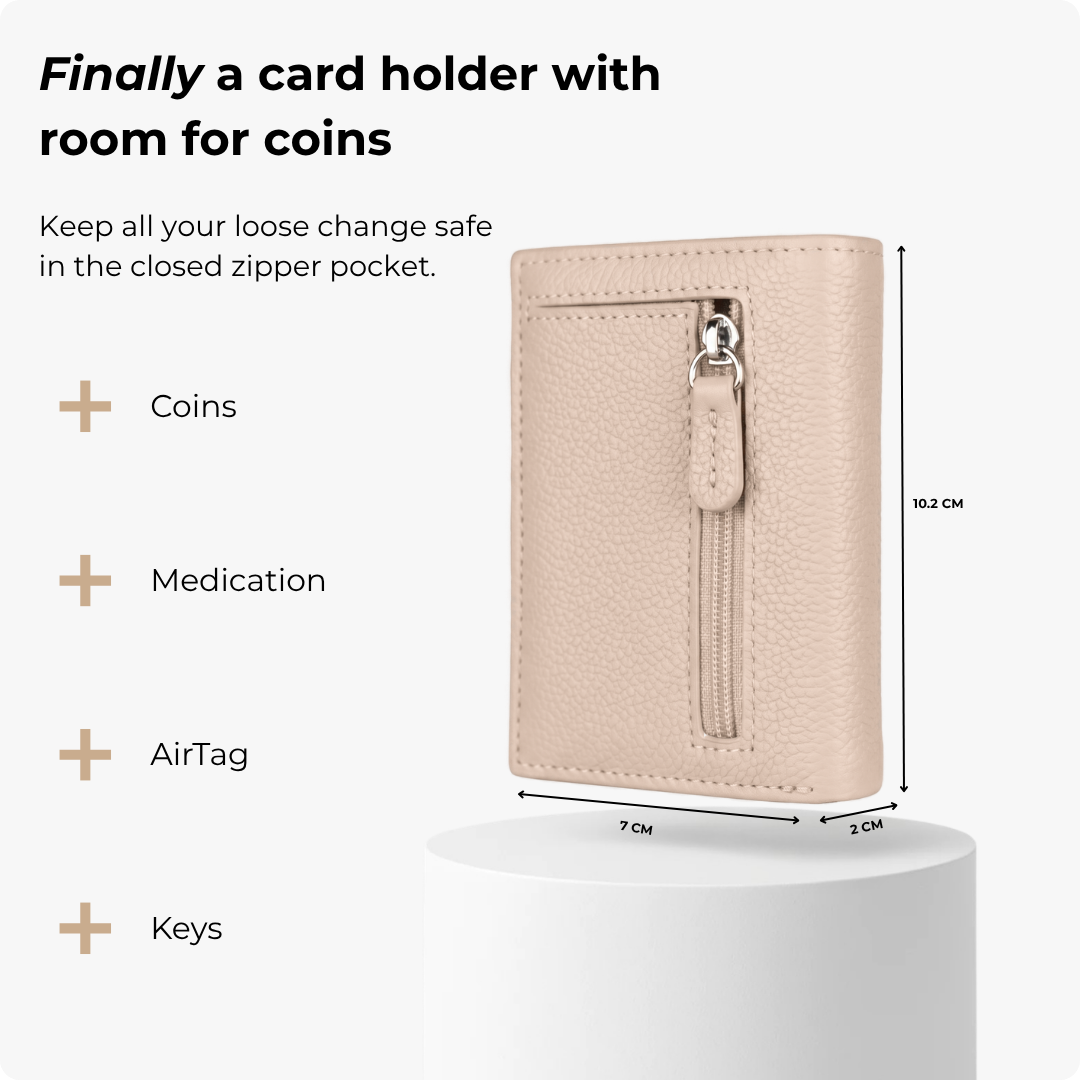 Expedition Card Holder Pebble Beige