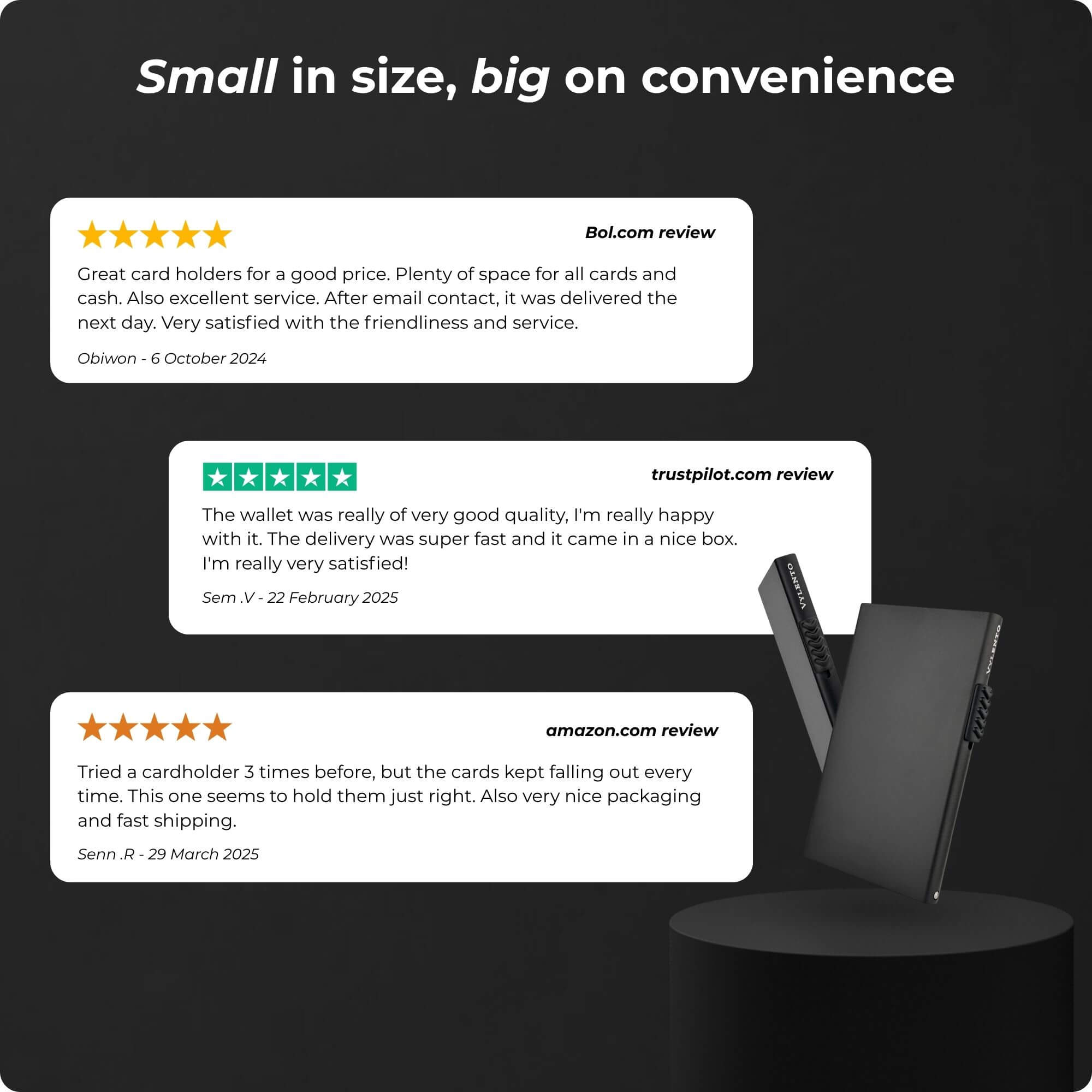 Explore Card Holder Metal Black