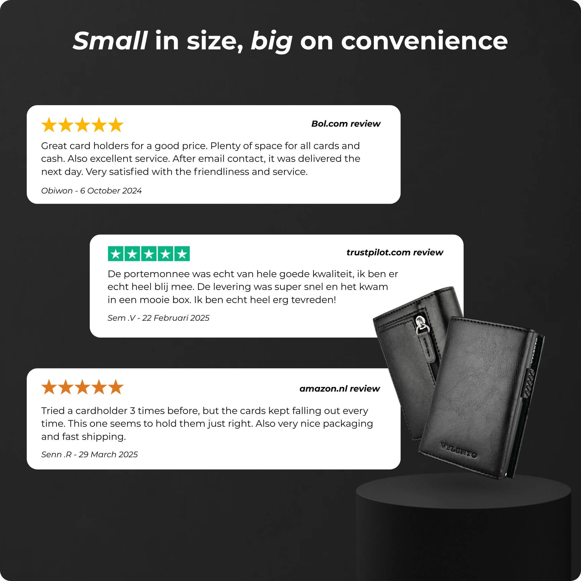 Expedition Card Holder Matte Black