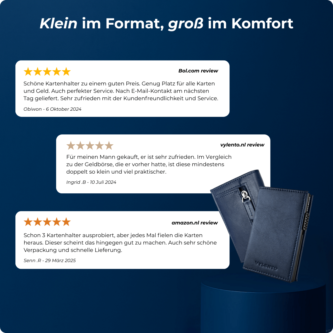 Discovery Kartenetui Marineblau