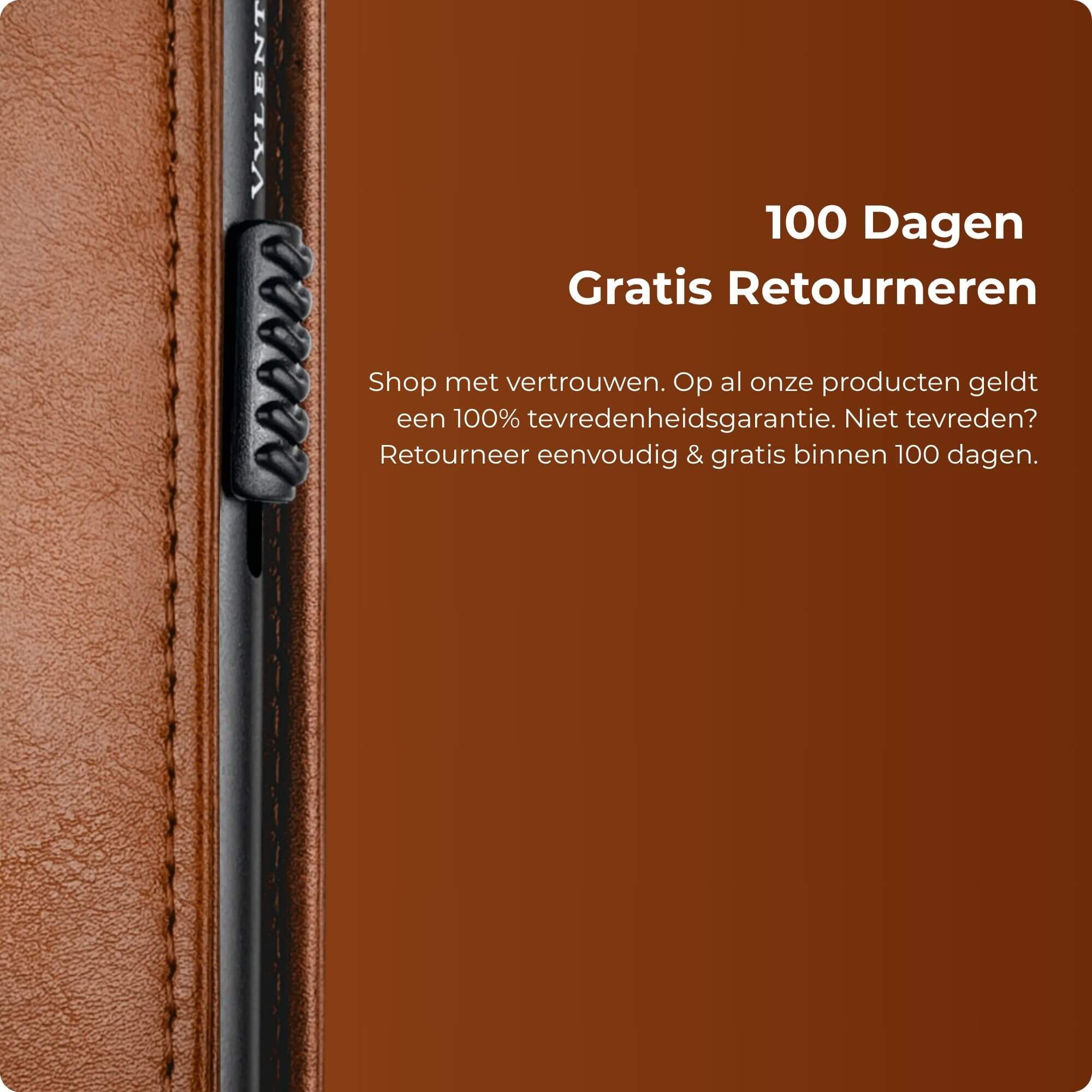 Discovery Pasjeshouder Cognac Bruin - Zonder Muntvak