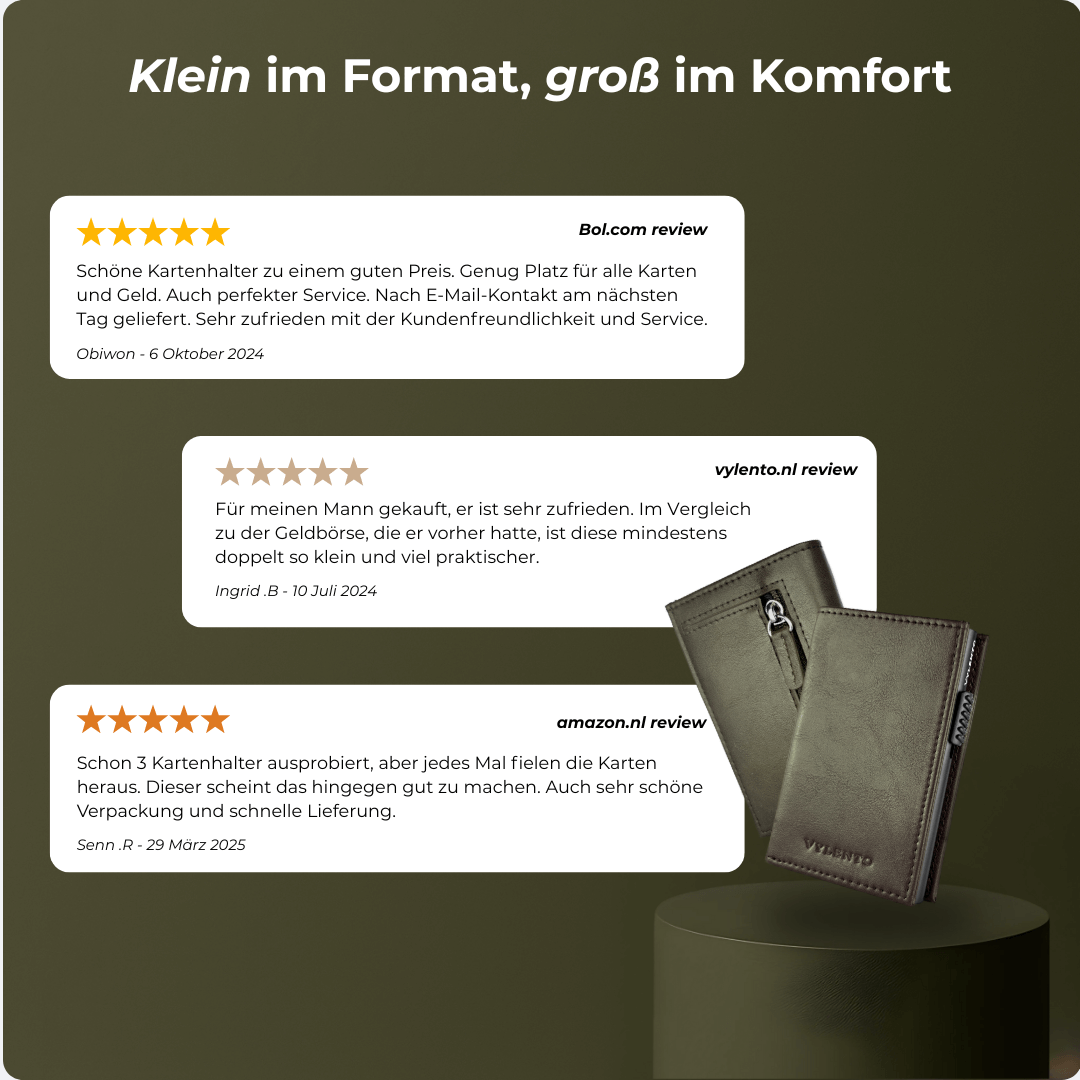 Discovery Kartenetui Olivgrün