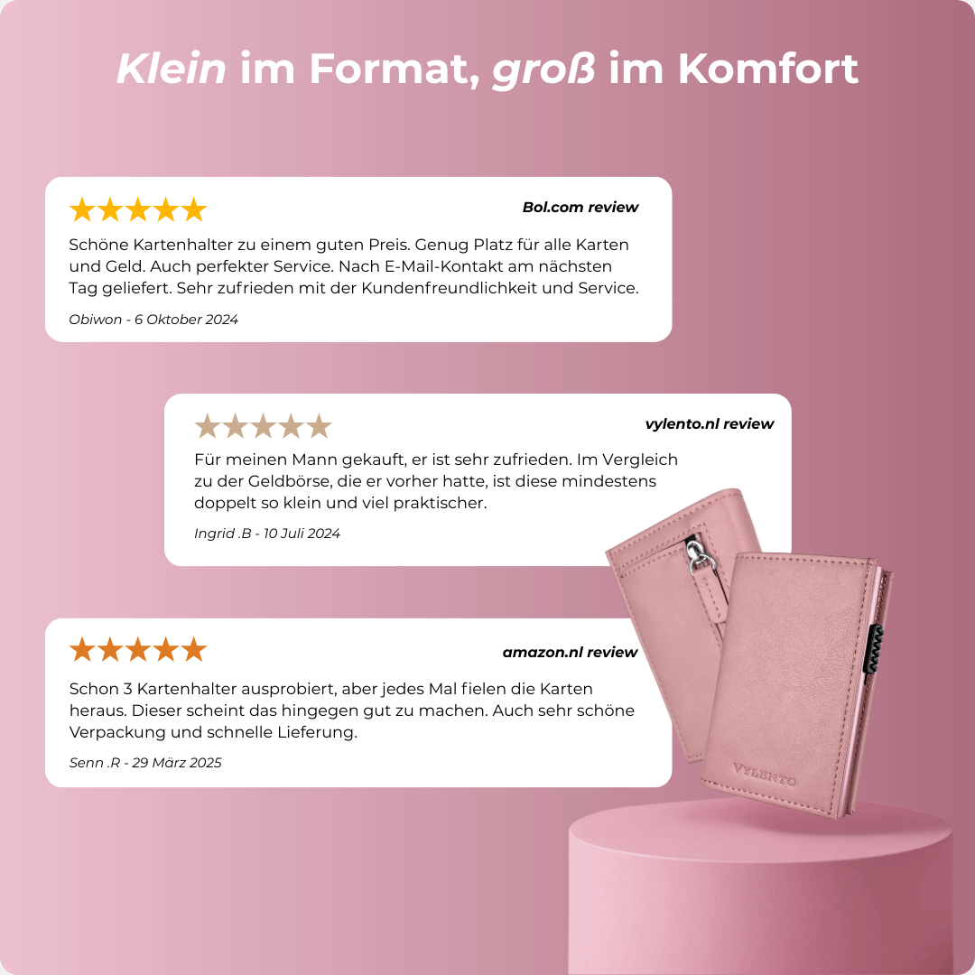 Discovery Kartenetui Hellrosa