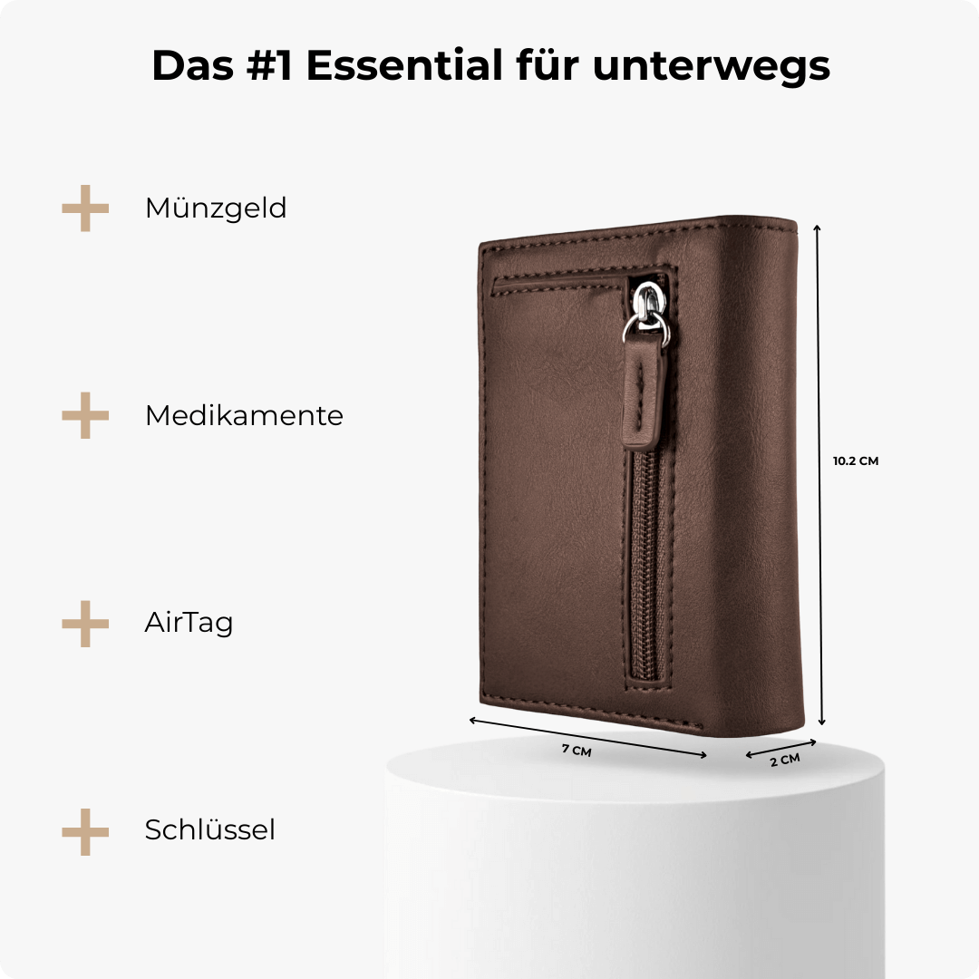 Expeditions-Geldbörse – Jeansblau