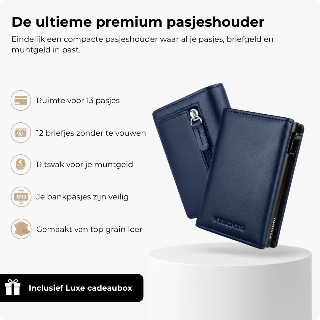 Expedition Pasjeshouder Pro Navy Blauw