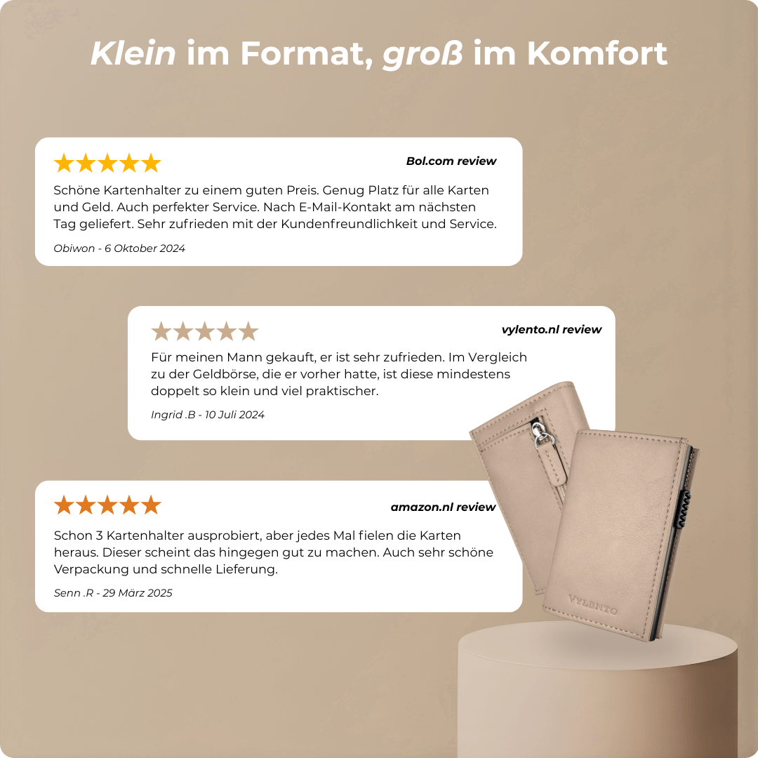 Expeditions-Geldbörse - Kaffeebraun