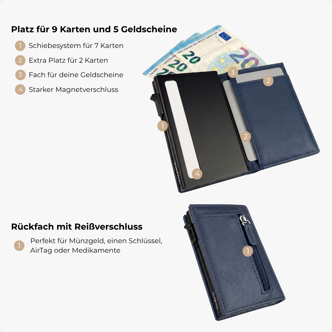 Discovery Pasjeshouder Marine Blauw