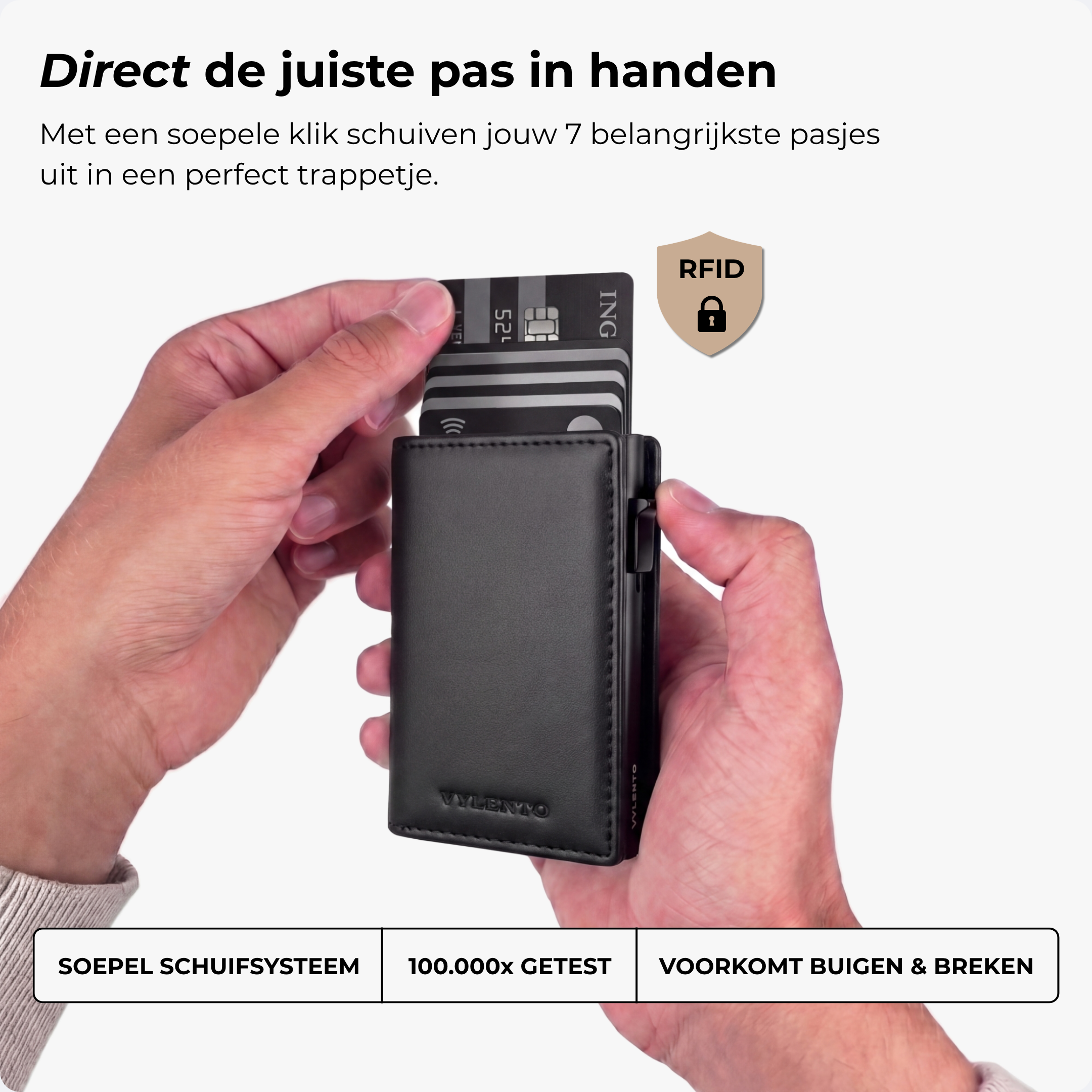 Discovery Pasjeshouder Pro Mat Zwart