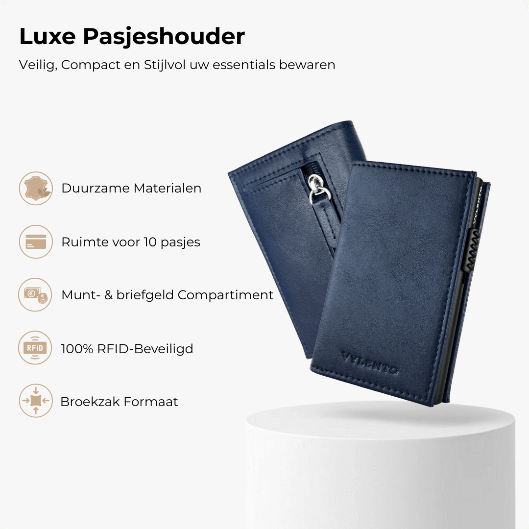 Discovery Pasjeshouder Marine Blauw