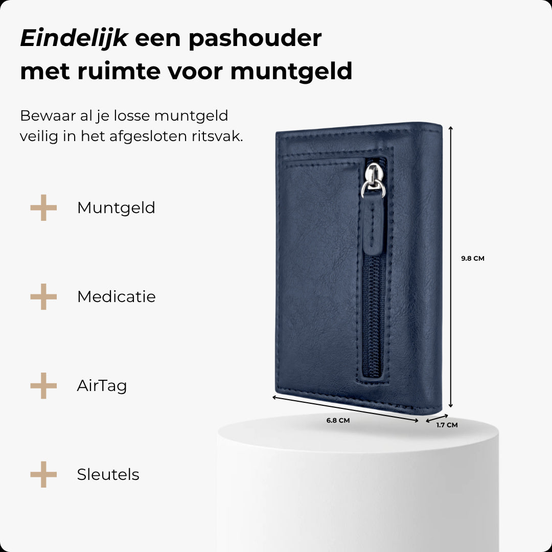 Discovery Pasjeshouder Marine Blauw