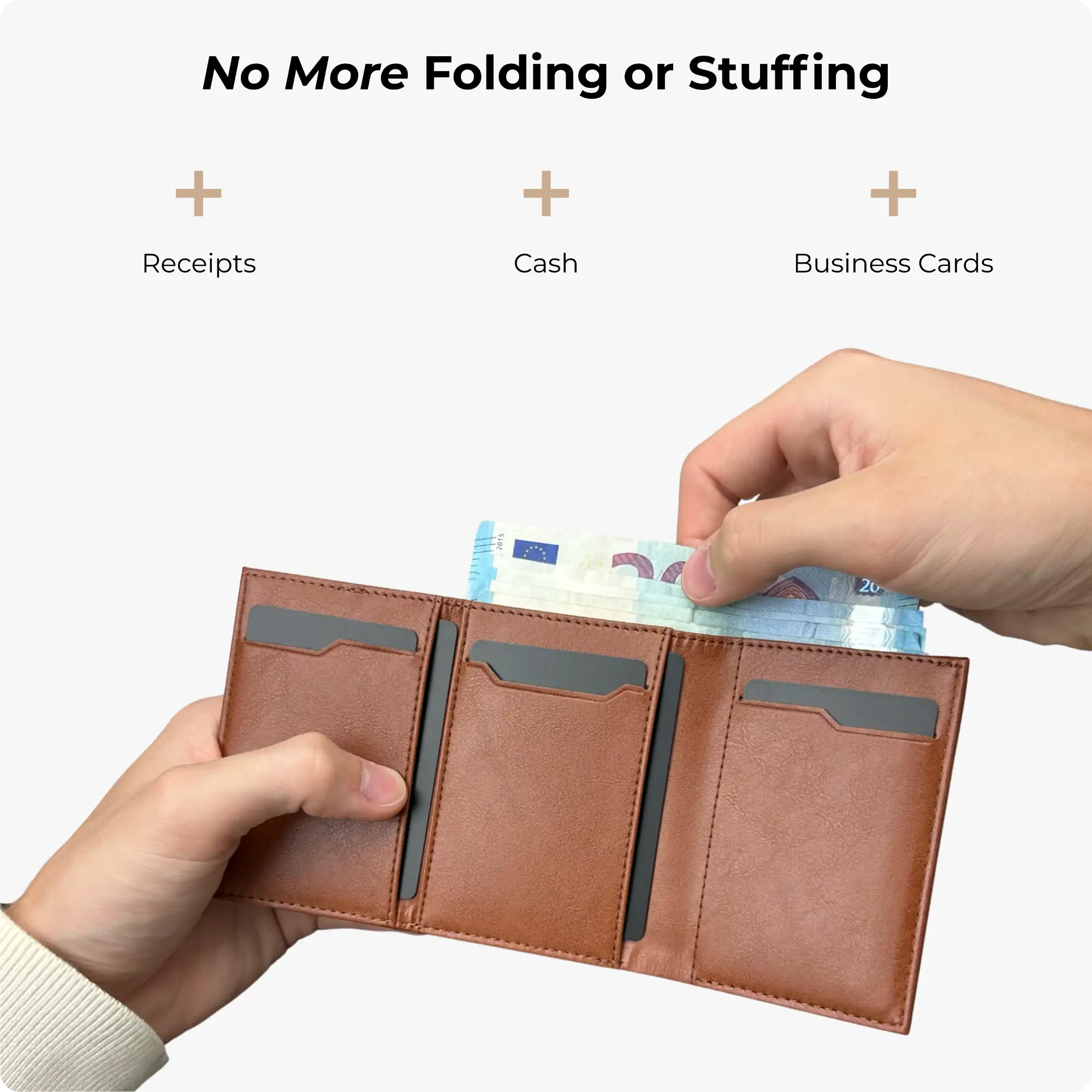 Expedition Card Holder Cognac Brown