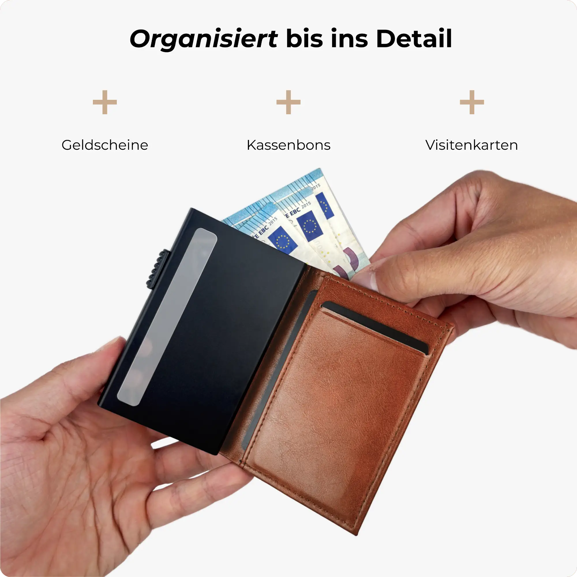 Discovery Kartenetui Cognac Braun