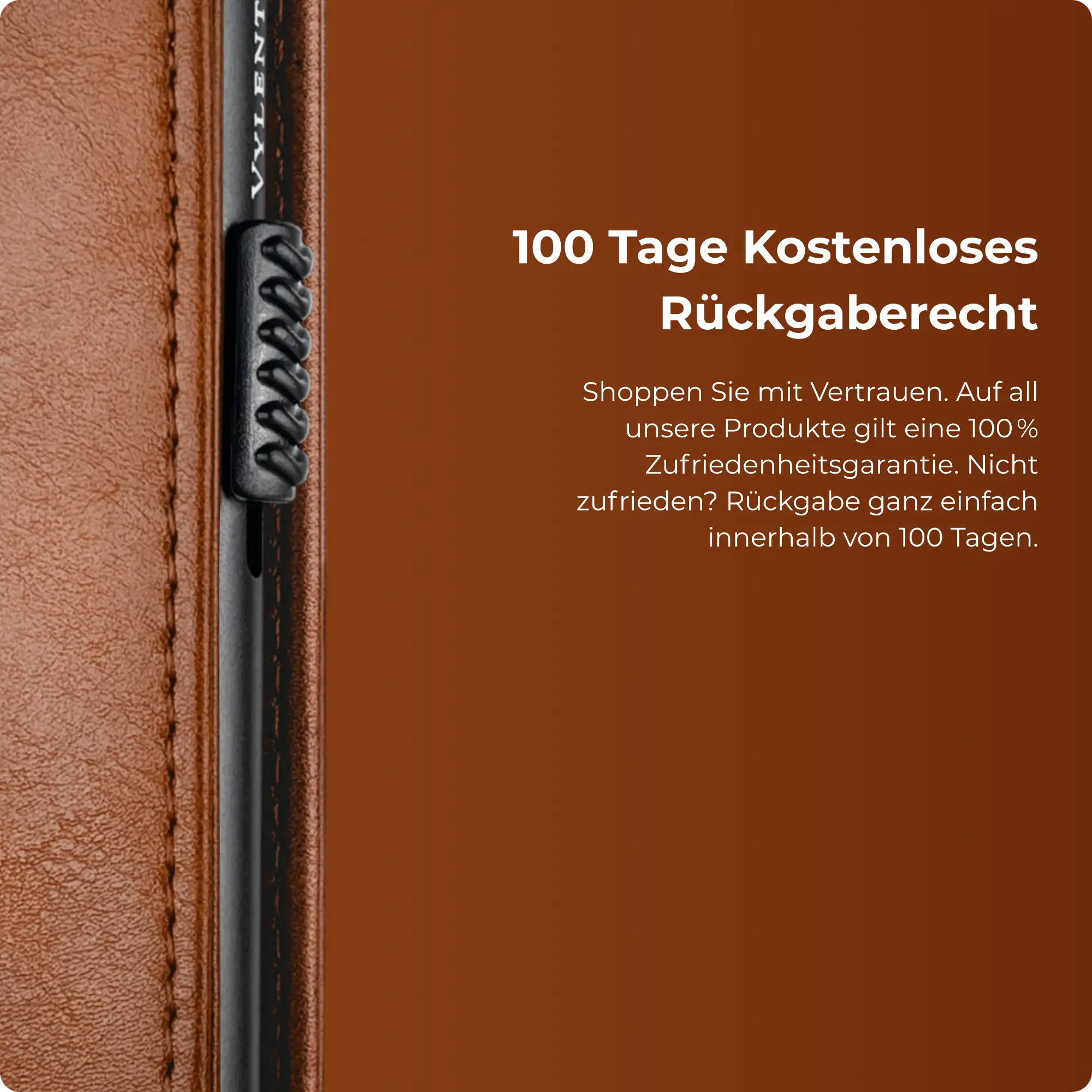 Discovery Kartenetui Cognac Braun