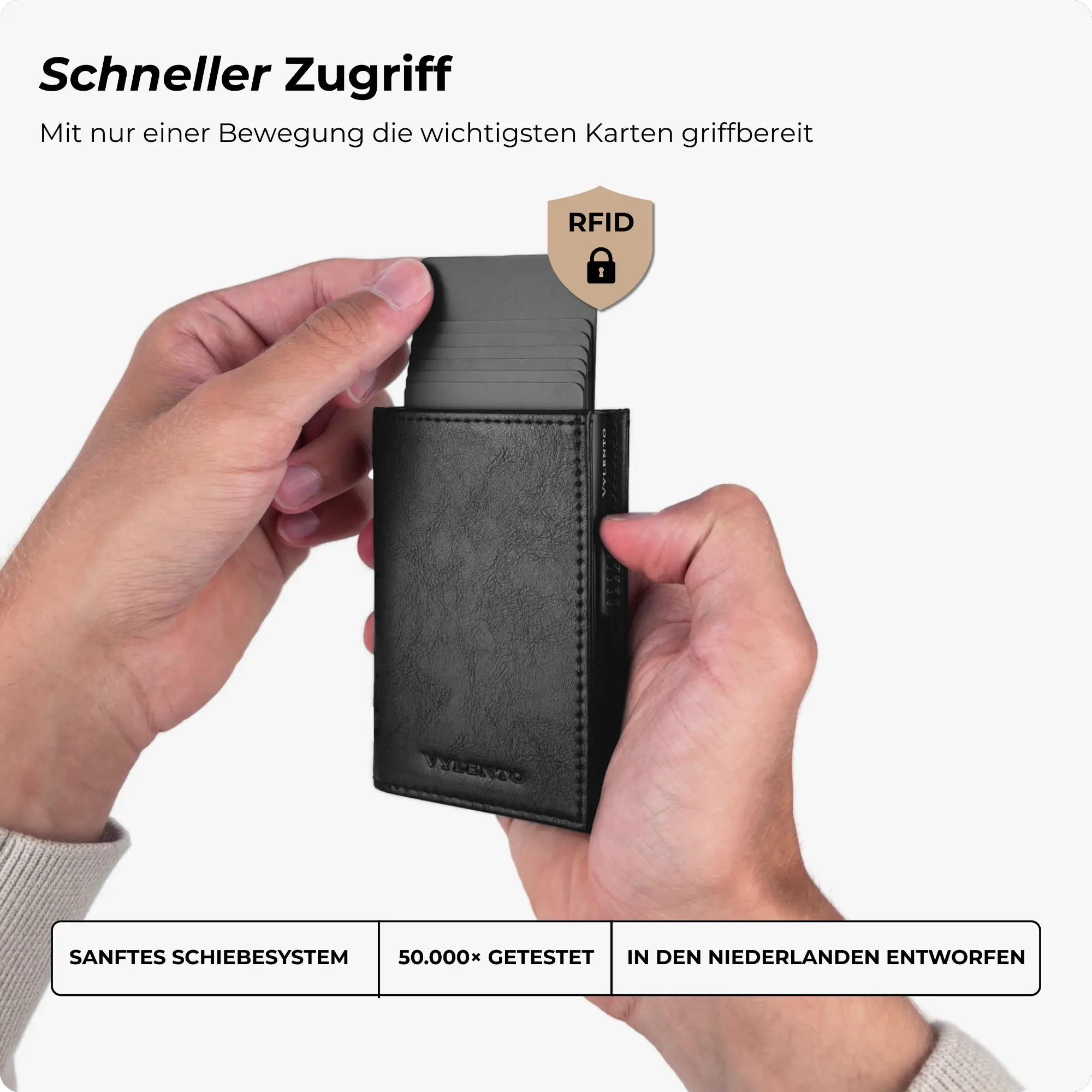 Discovery Kartenetui Mattschwarz