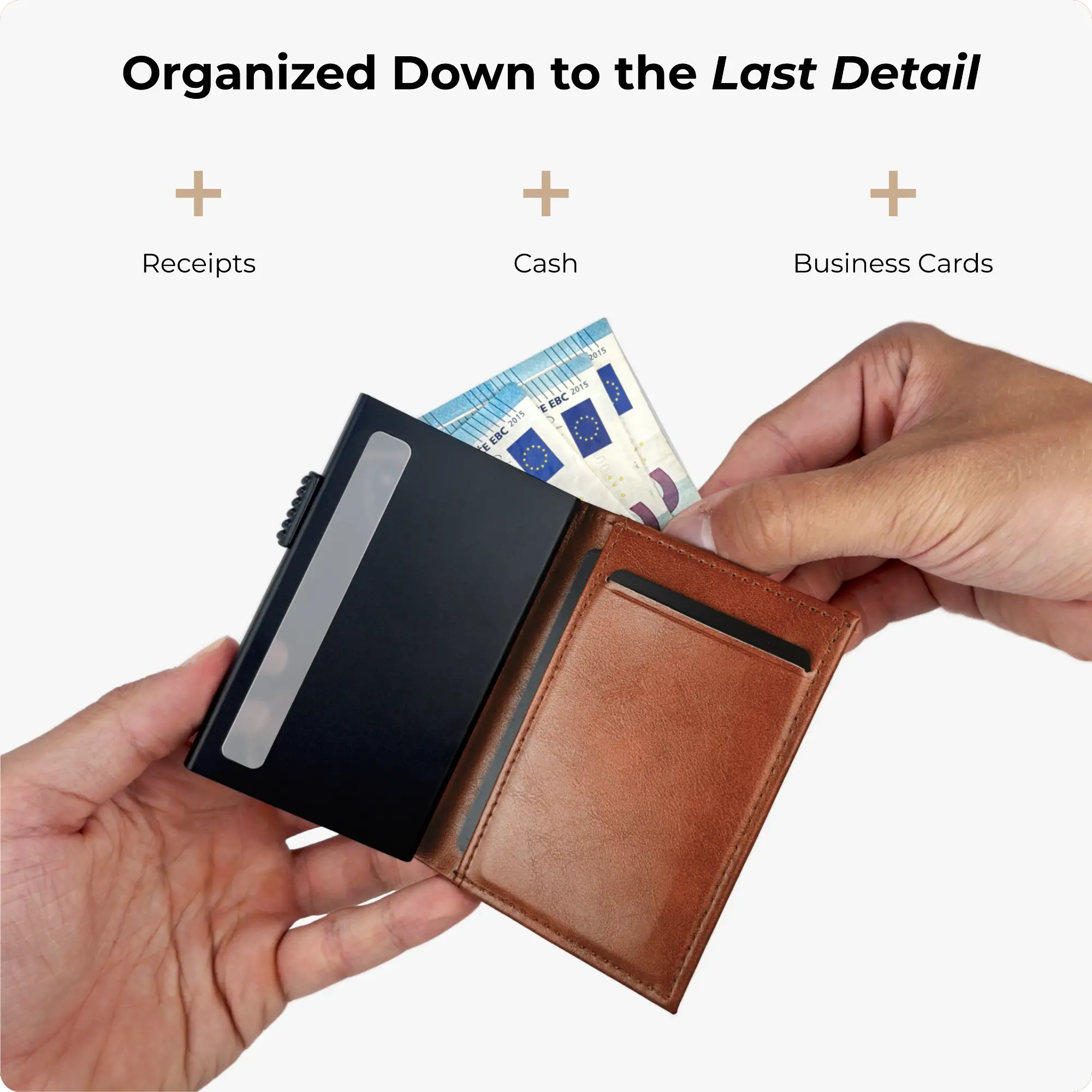 Discovery Card Holder Cognac Brown