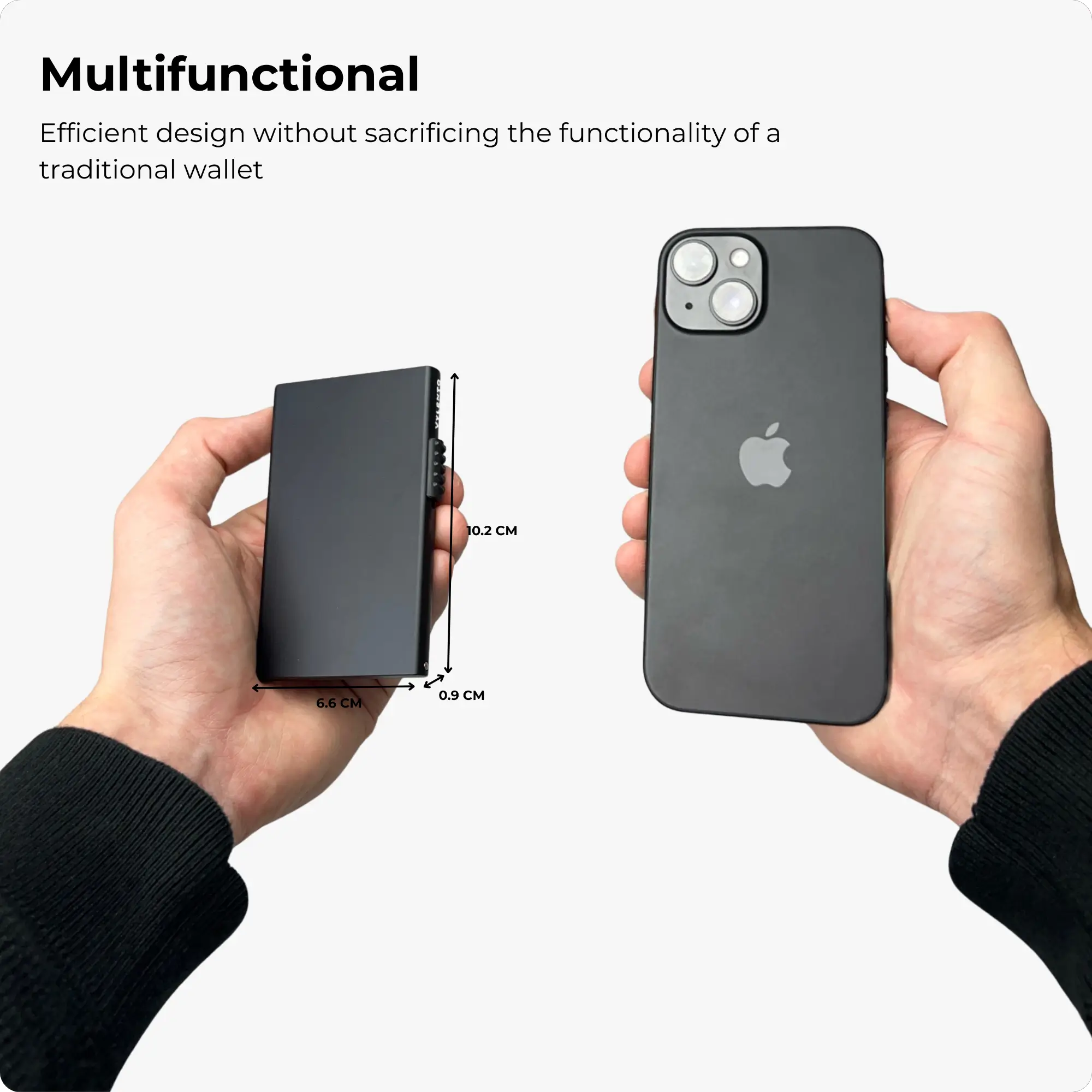 Explore Card Holder Metal Black