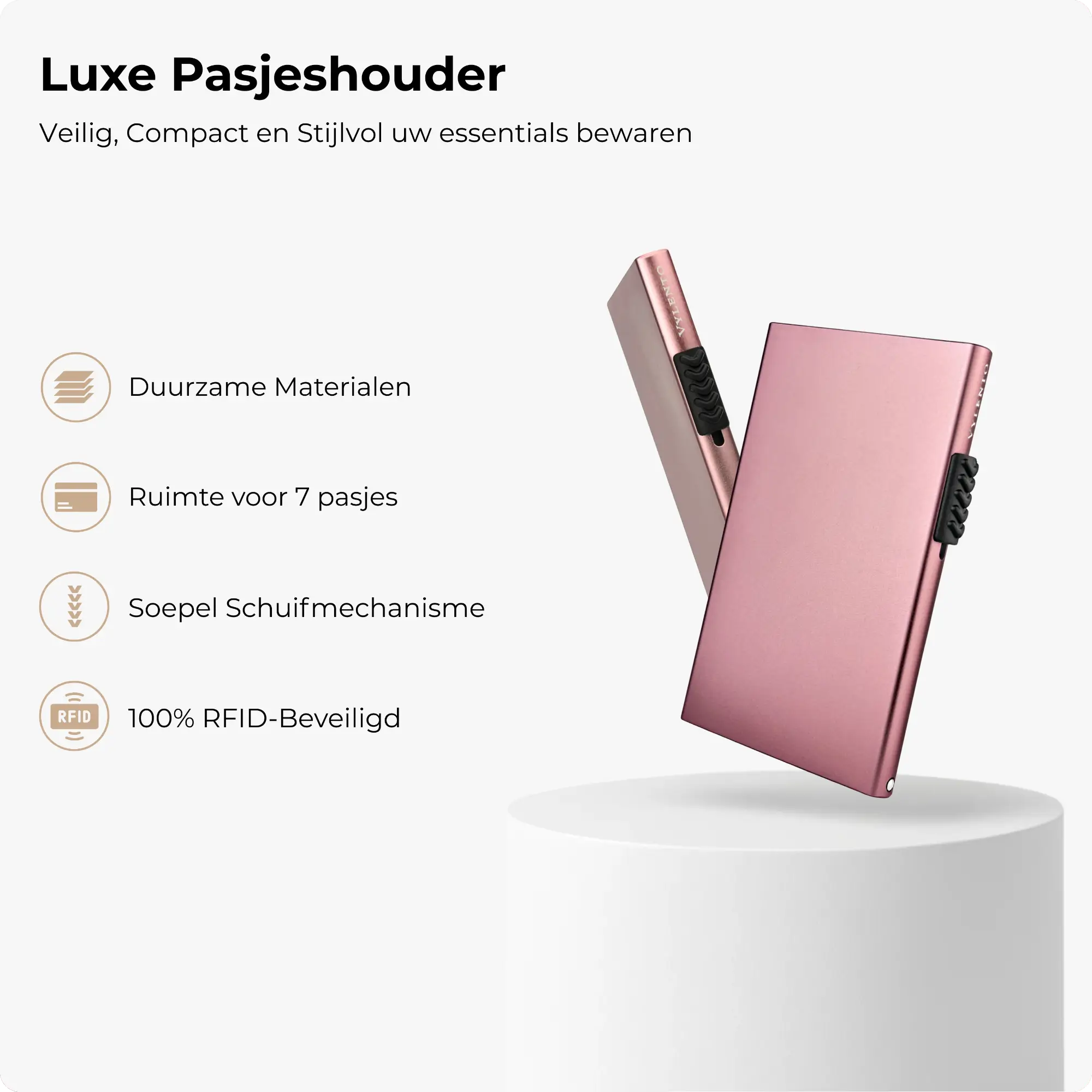 Explore wallet - Rose Gold