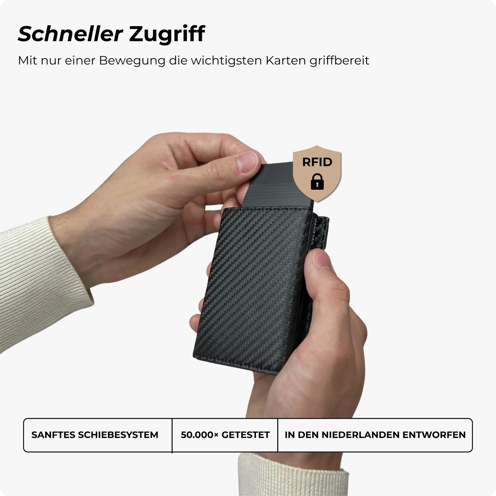 Expedition Kartenetui Carbon Look