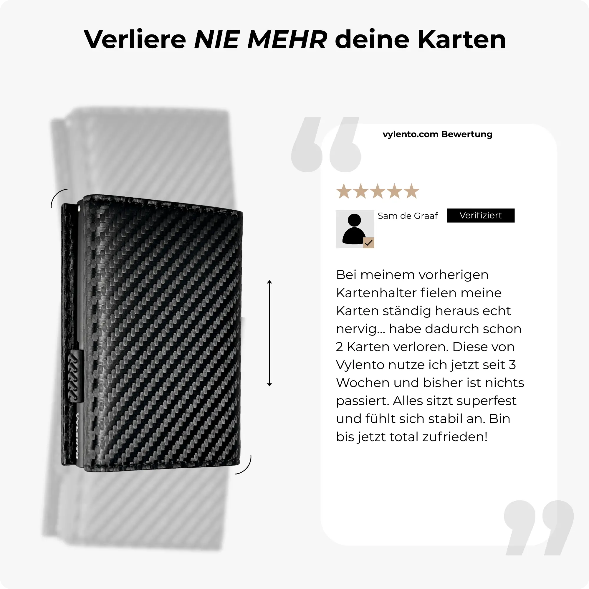 Expedition Kartenetui Carbon Look