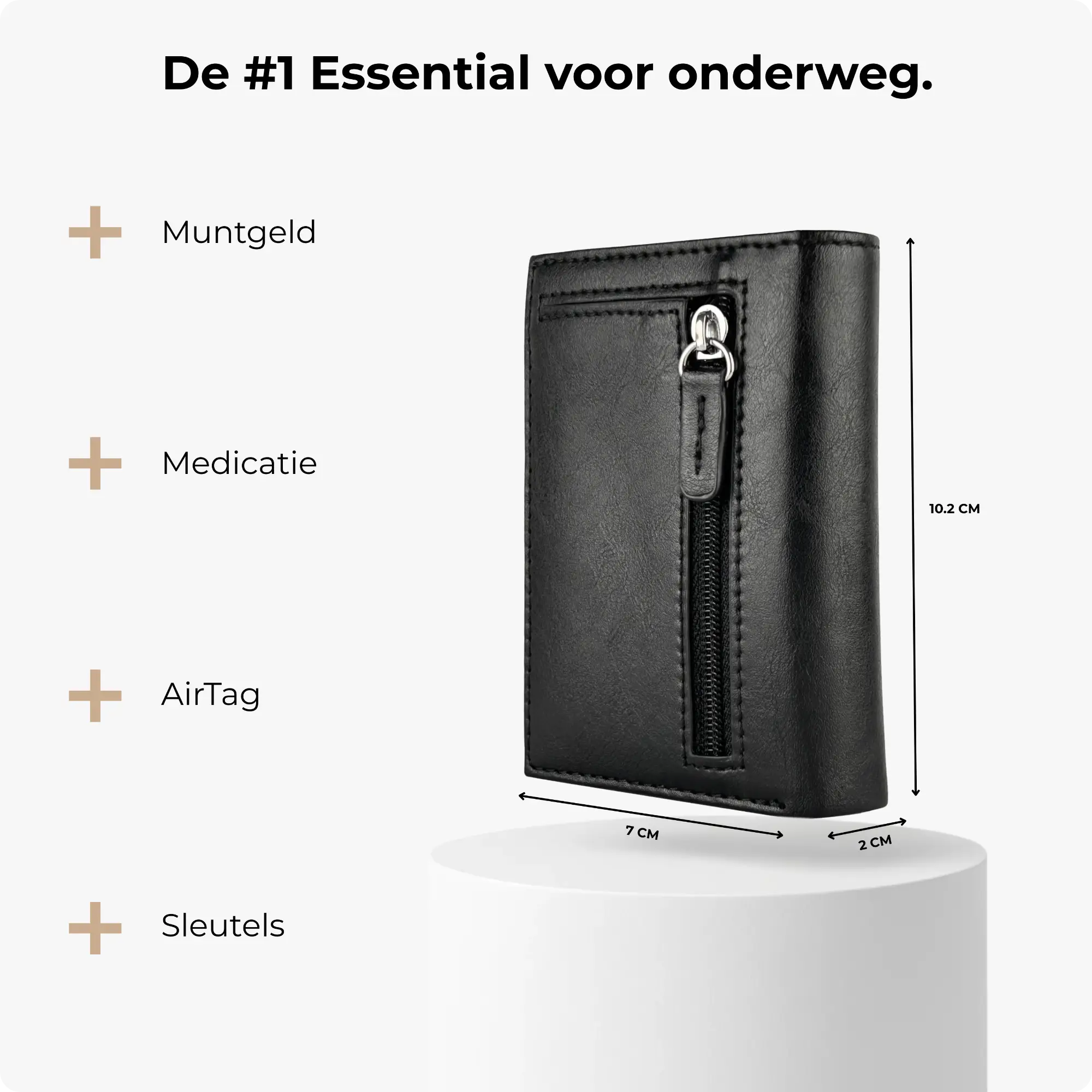 Expedition Pasjeshouder Mat Zwart