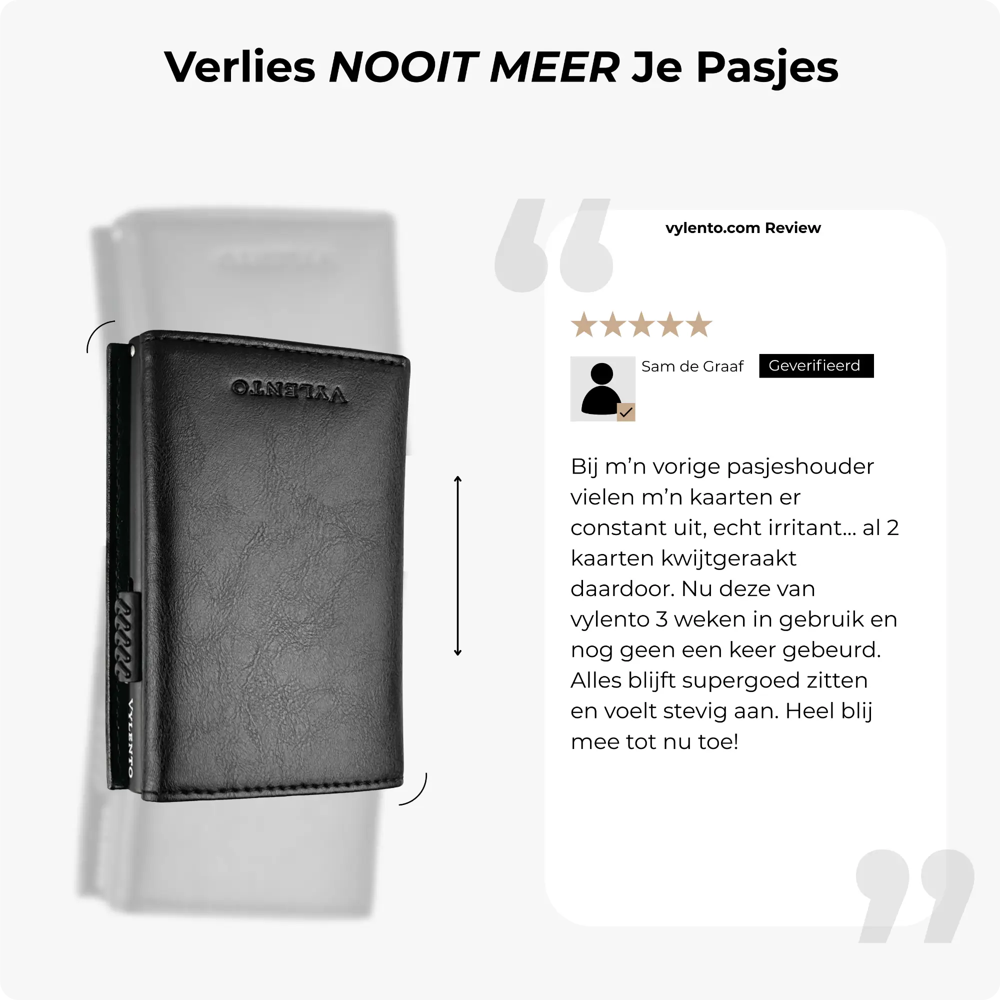 Expedition Pasjeshouder Mat Zwart