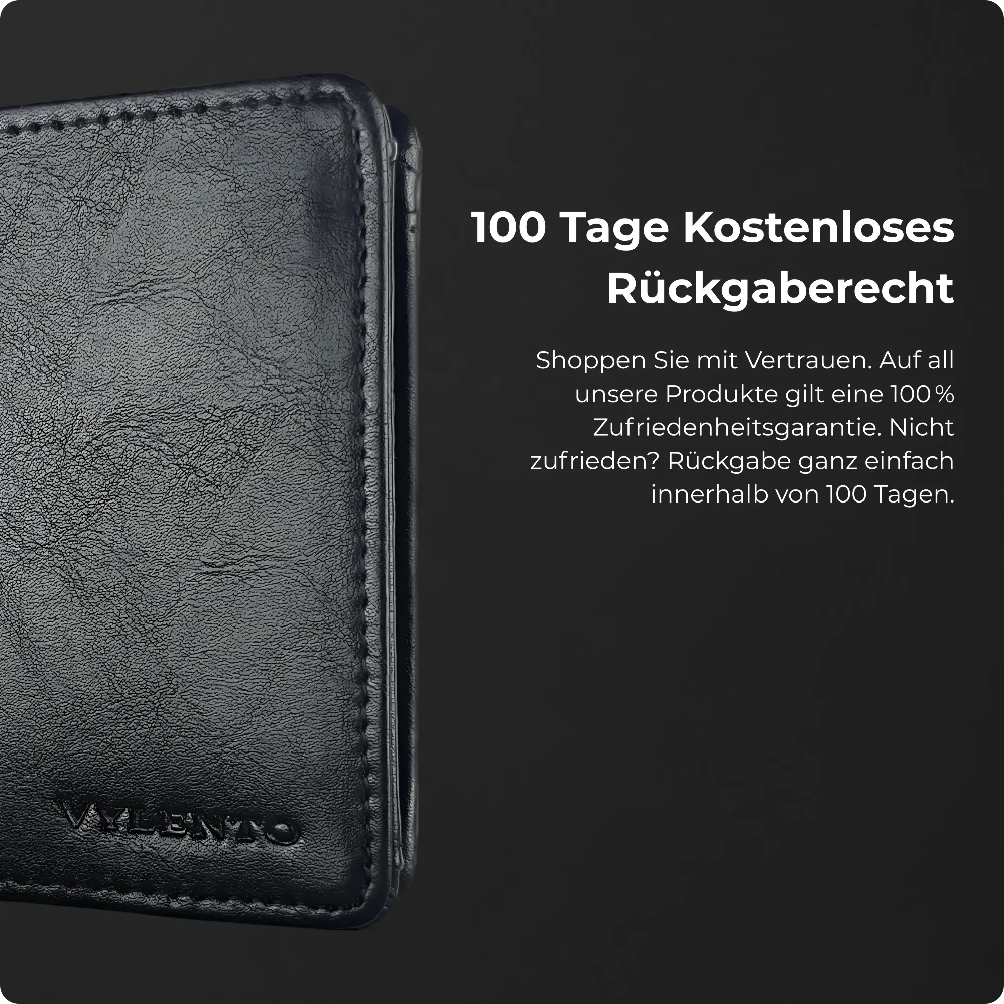 Venture Geldbörse Mattschwarz