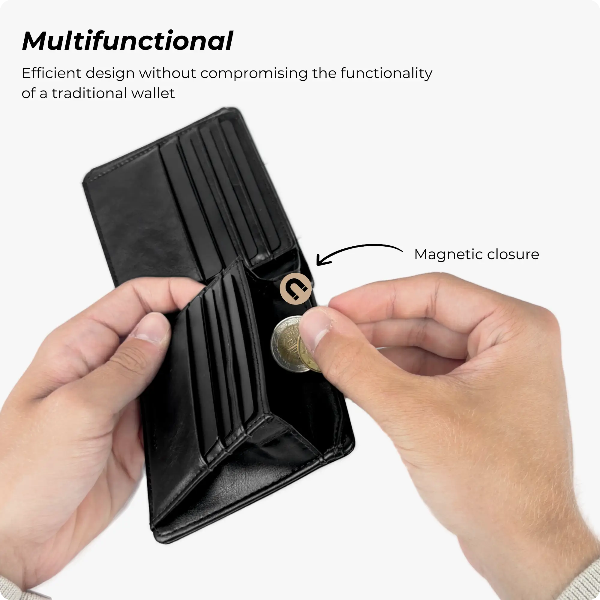 Venture Wallet Matte Black