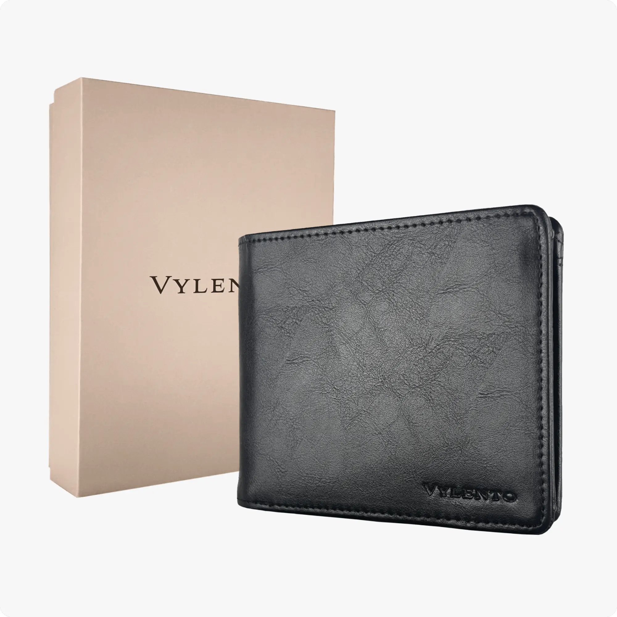 Venture Portemonnee Mat Zwart