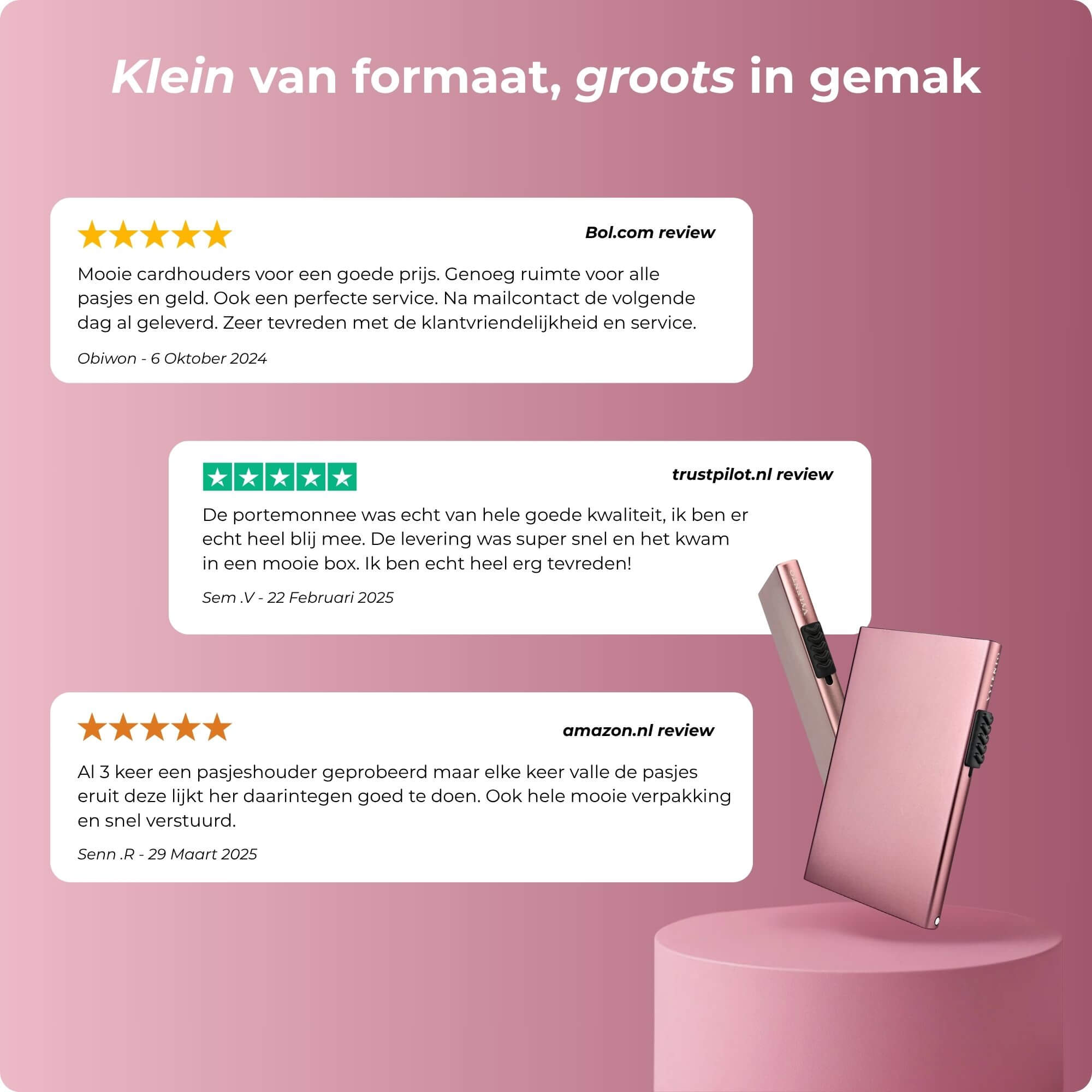 Explore wallet - Rose Gold