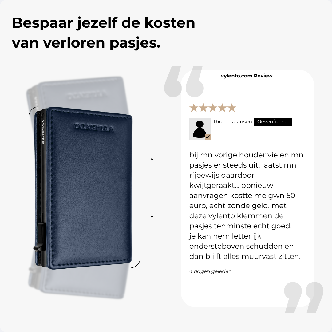 Discovery Pasjeshouder Pro Navy Blauw
