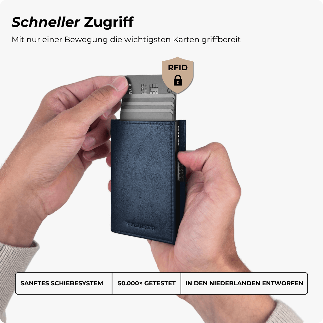 Discovery Kartenetui Marineblau