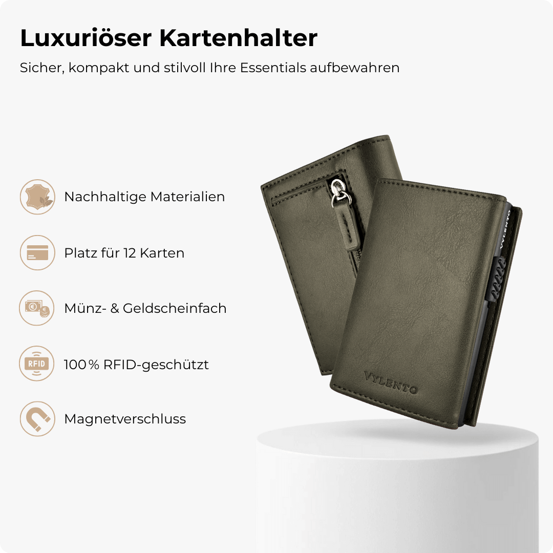 Expeditions-Geldbörse - Kaffeebraun