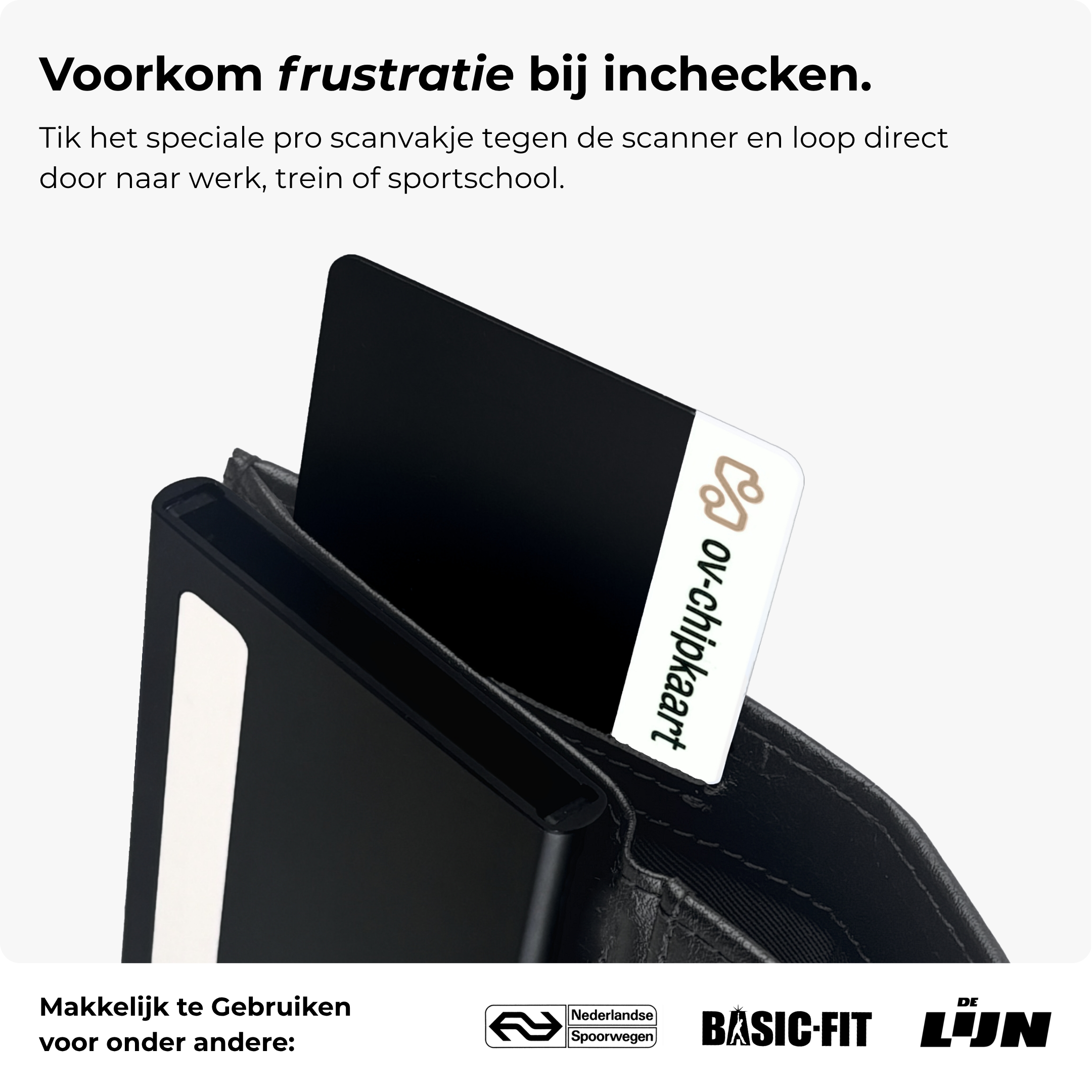 Discovery Pasjeshouder Pro Mat Zwart