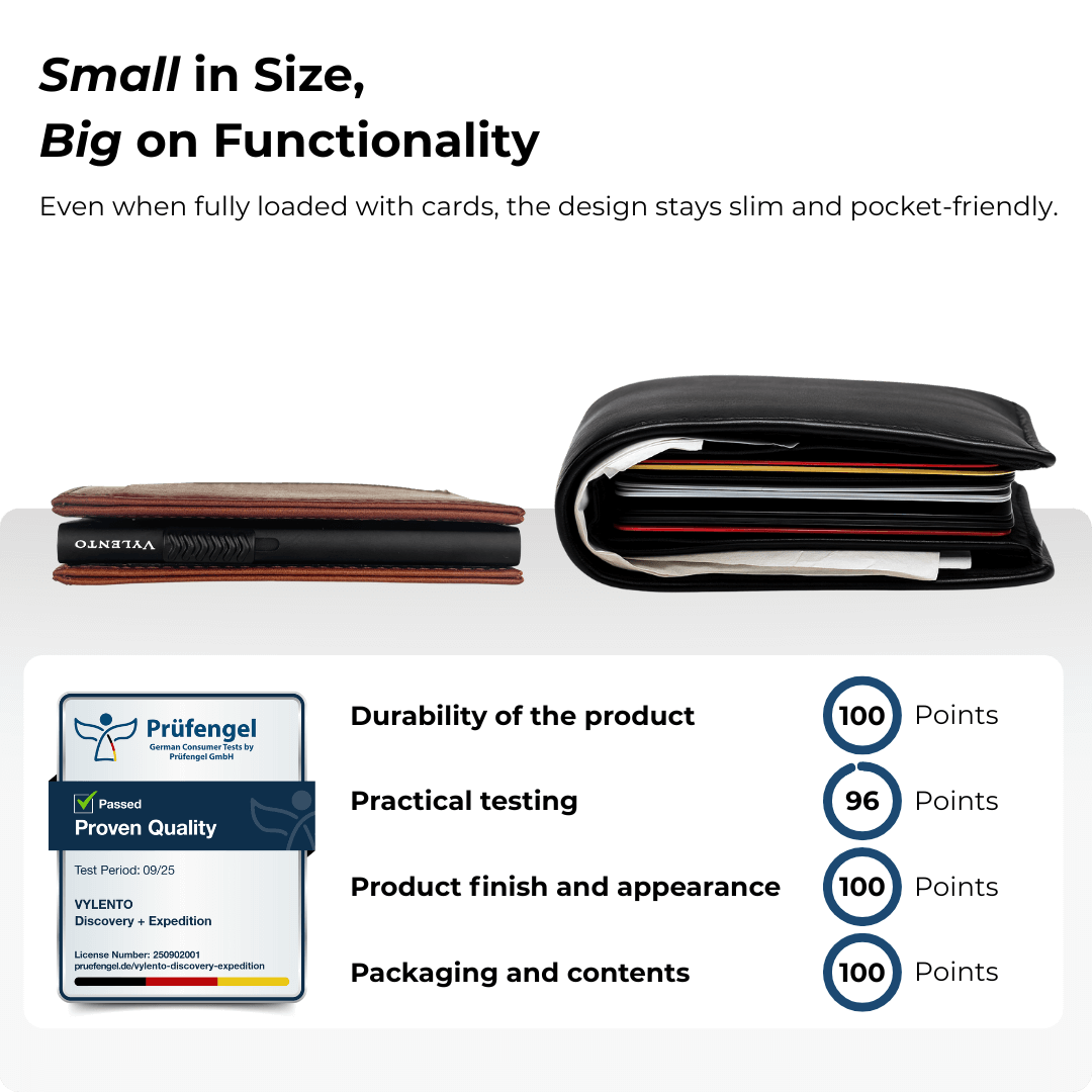 Discovery Card Holder Cognac Brown