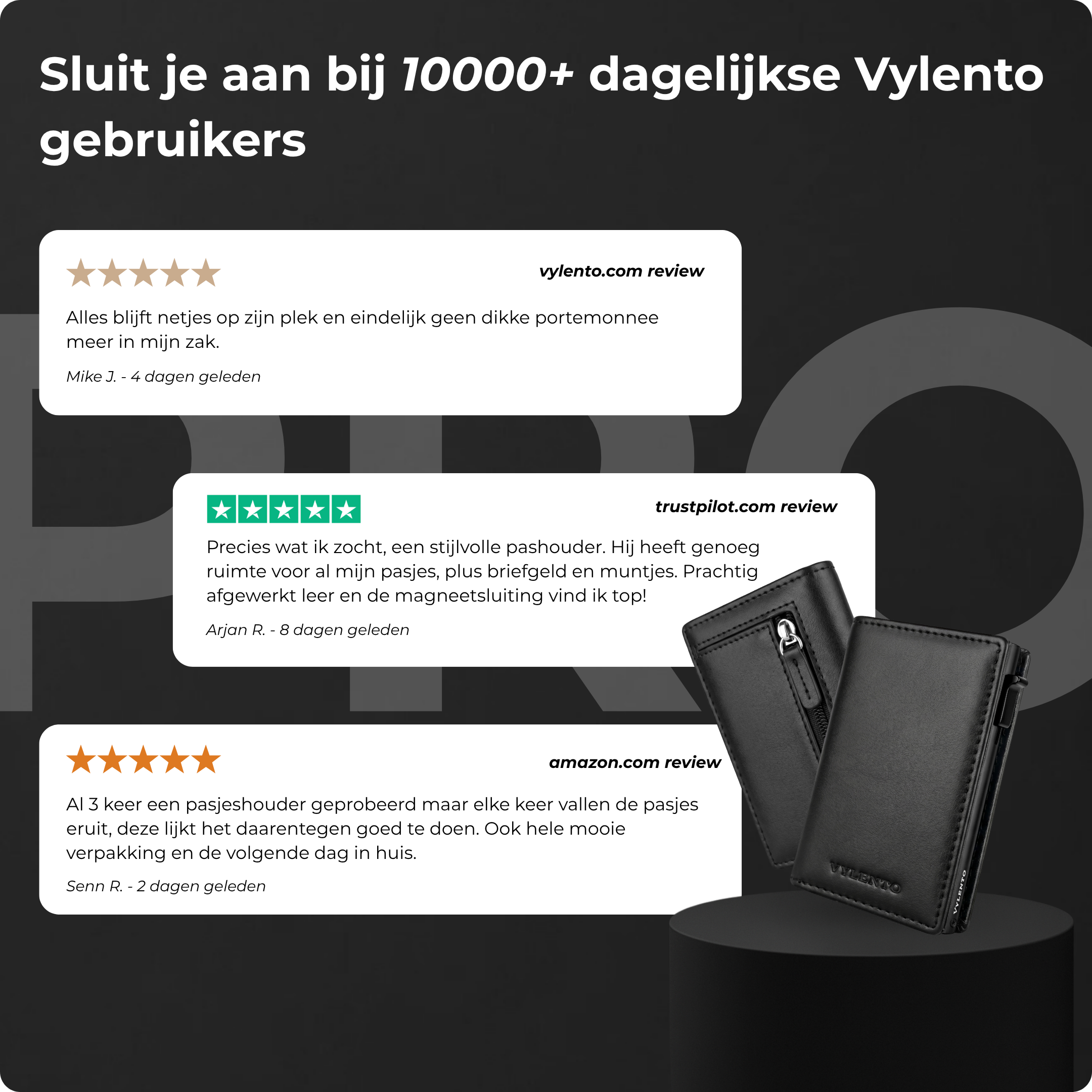 Discovery Pasjeshouder Pro Mat Zwart