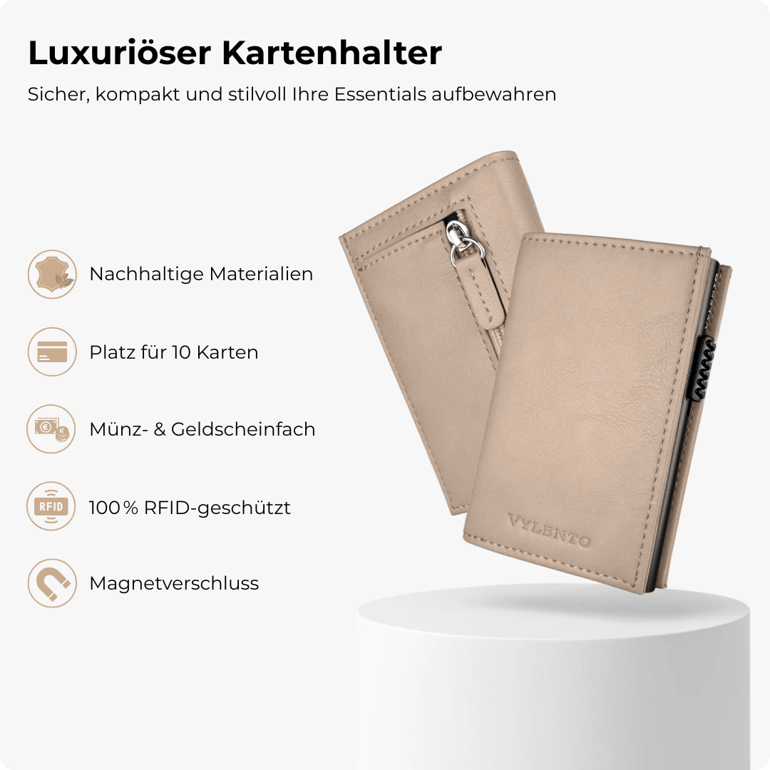 Expeditions-Geldbörse - Kaffeebraun