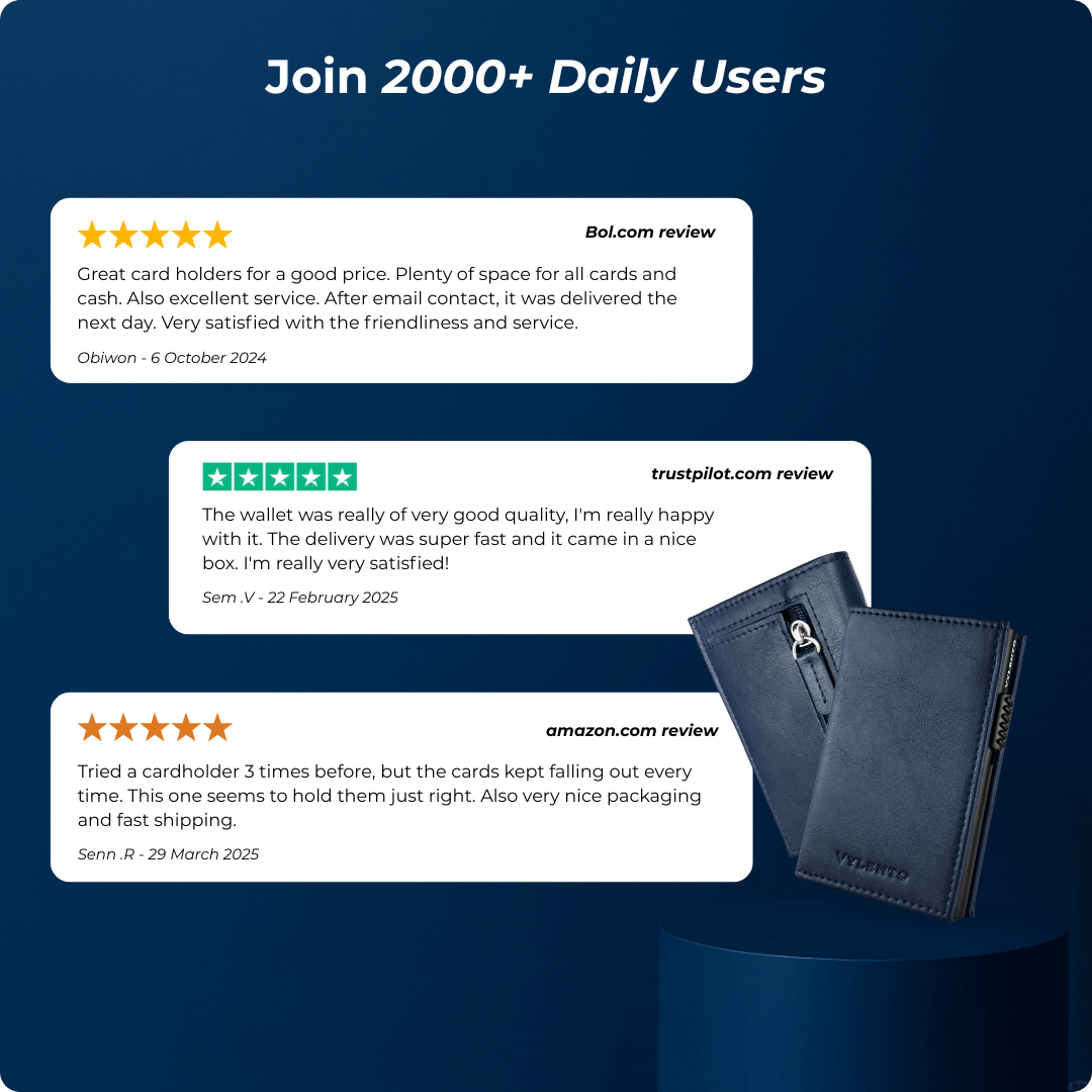 Discovery Card Holder Navy Blue