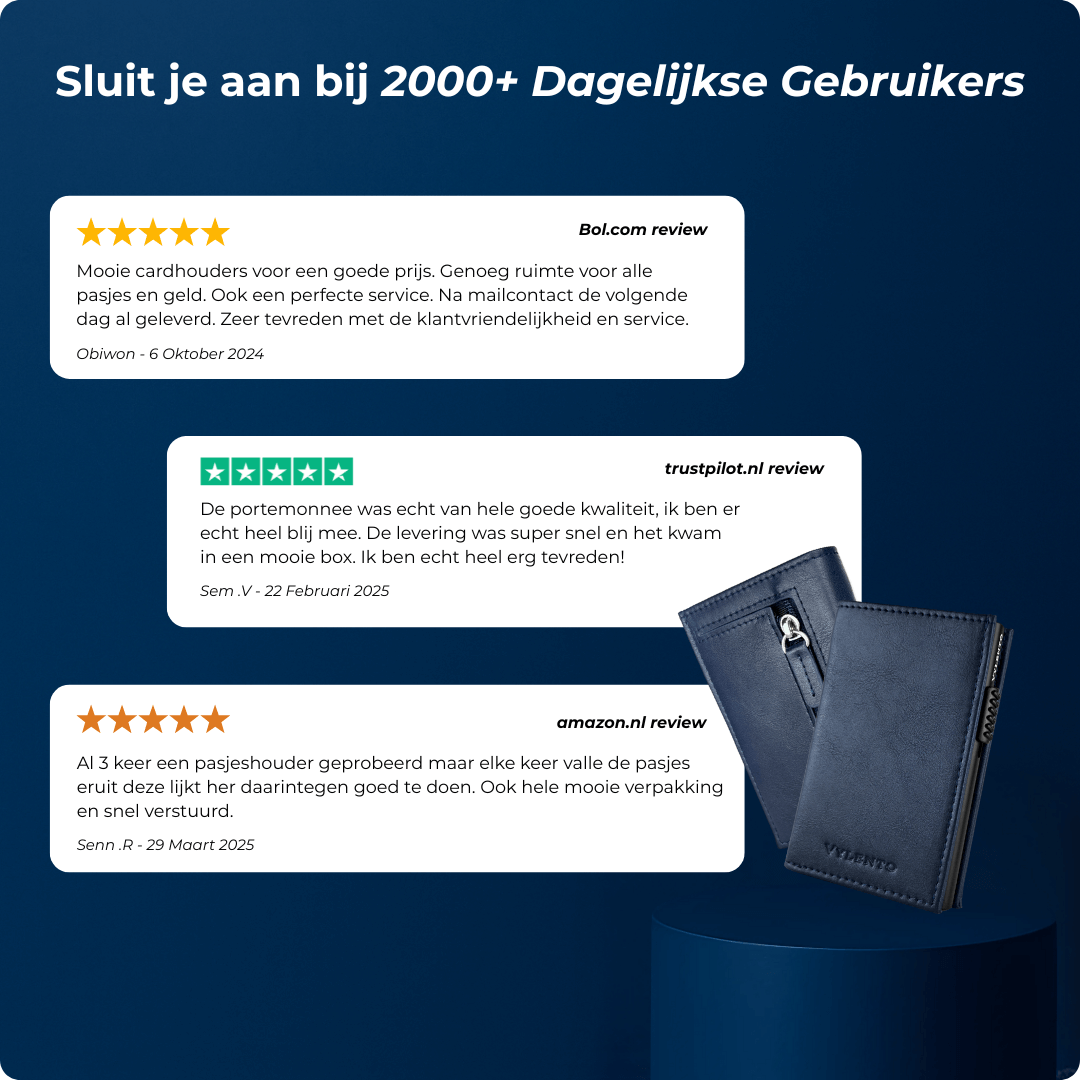 Discovery Pasjeshouder Marine Blauw