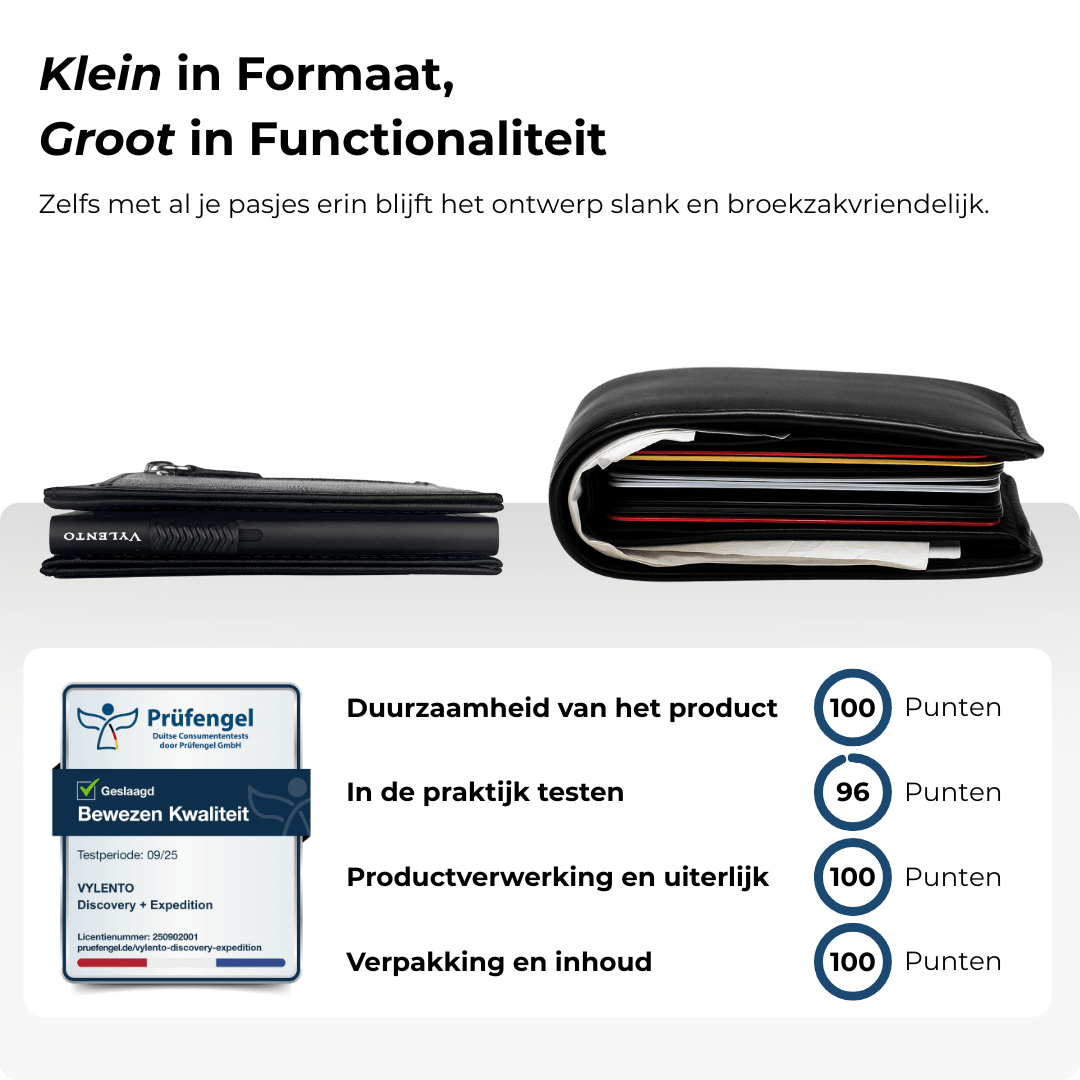 Discovery Pasjeshouder Mat Zwart