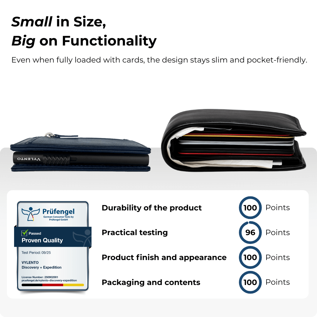 Discovery Card Holder Navy Blue