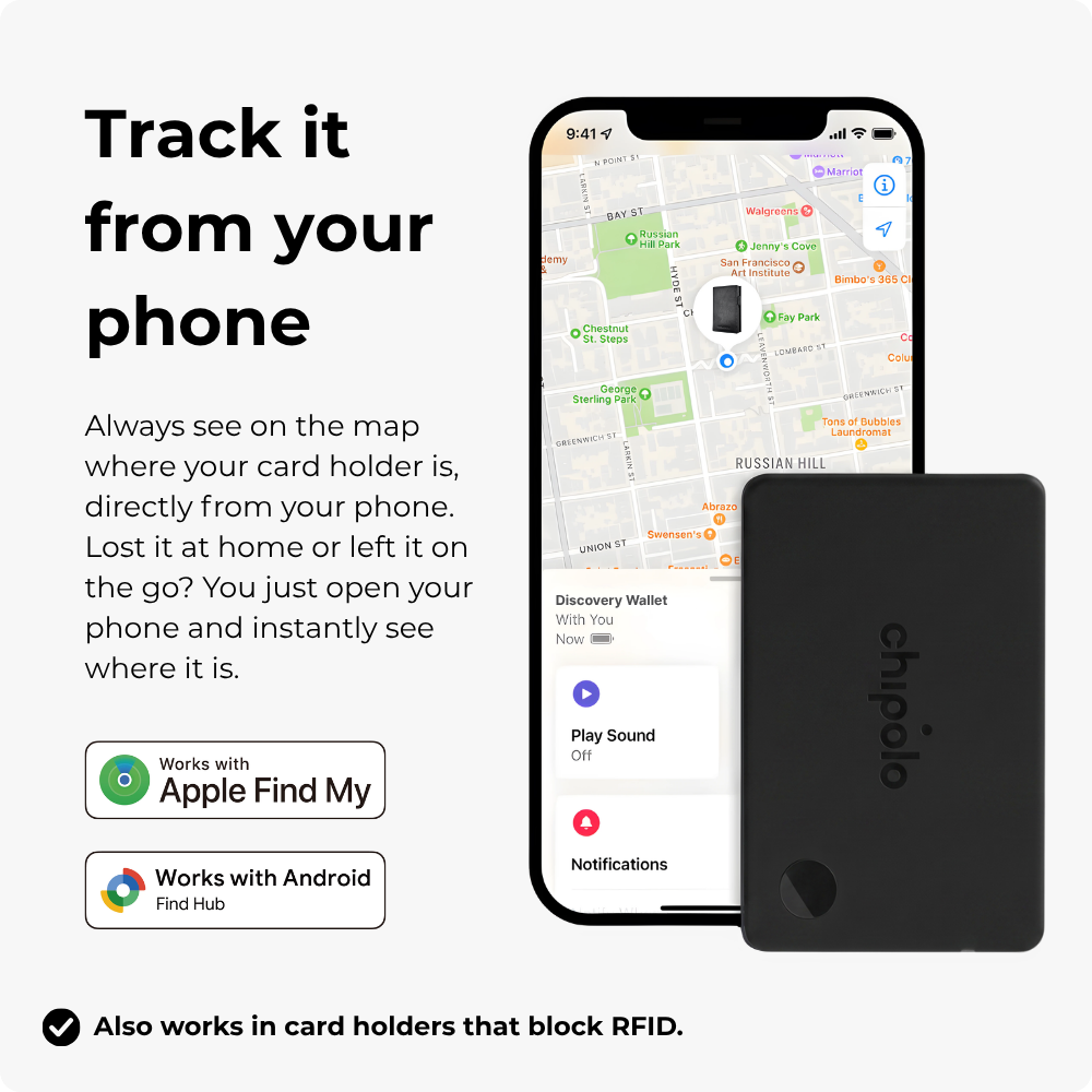 Chipolo Premium CARD | Apple & Android
