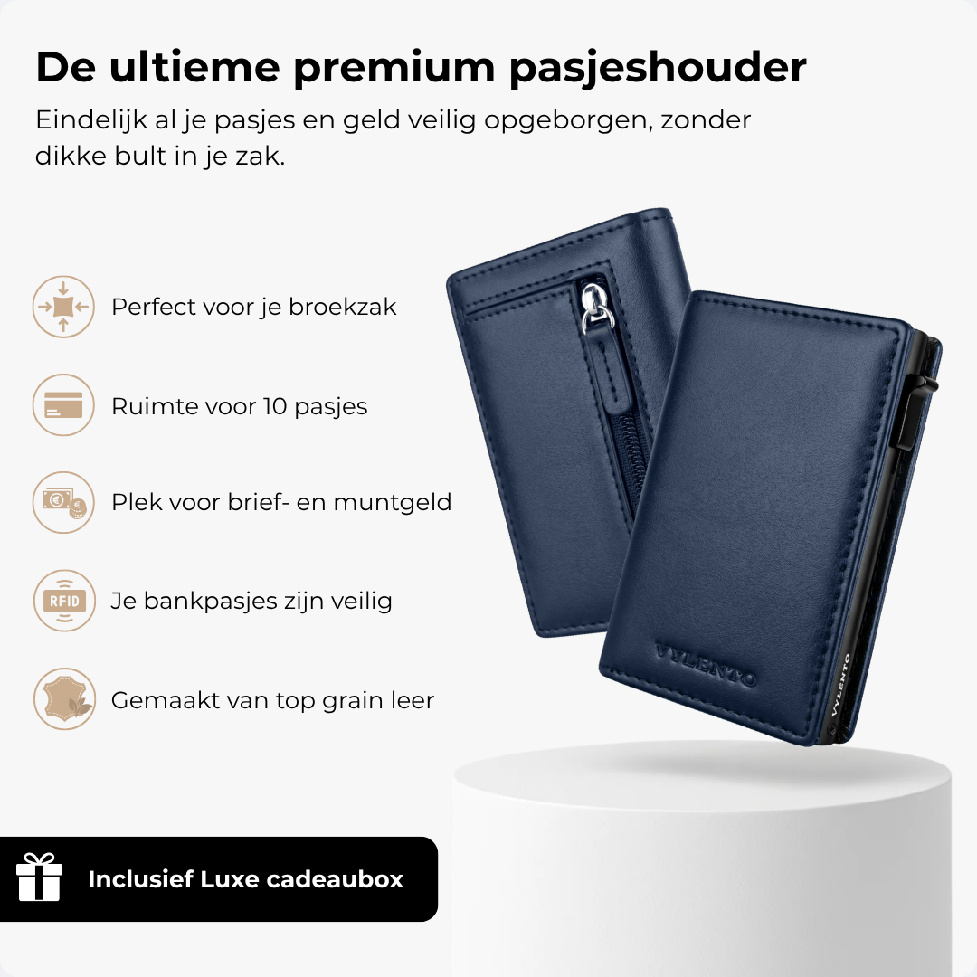 Discovery Pasjeshouder Pro Navy Blauw