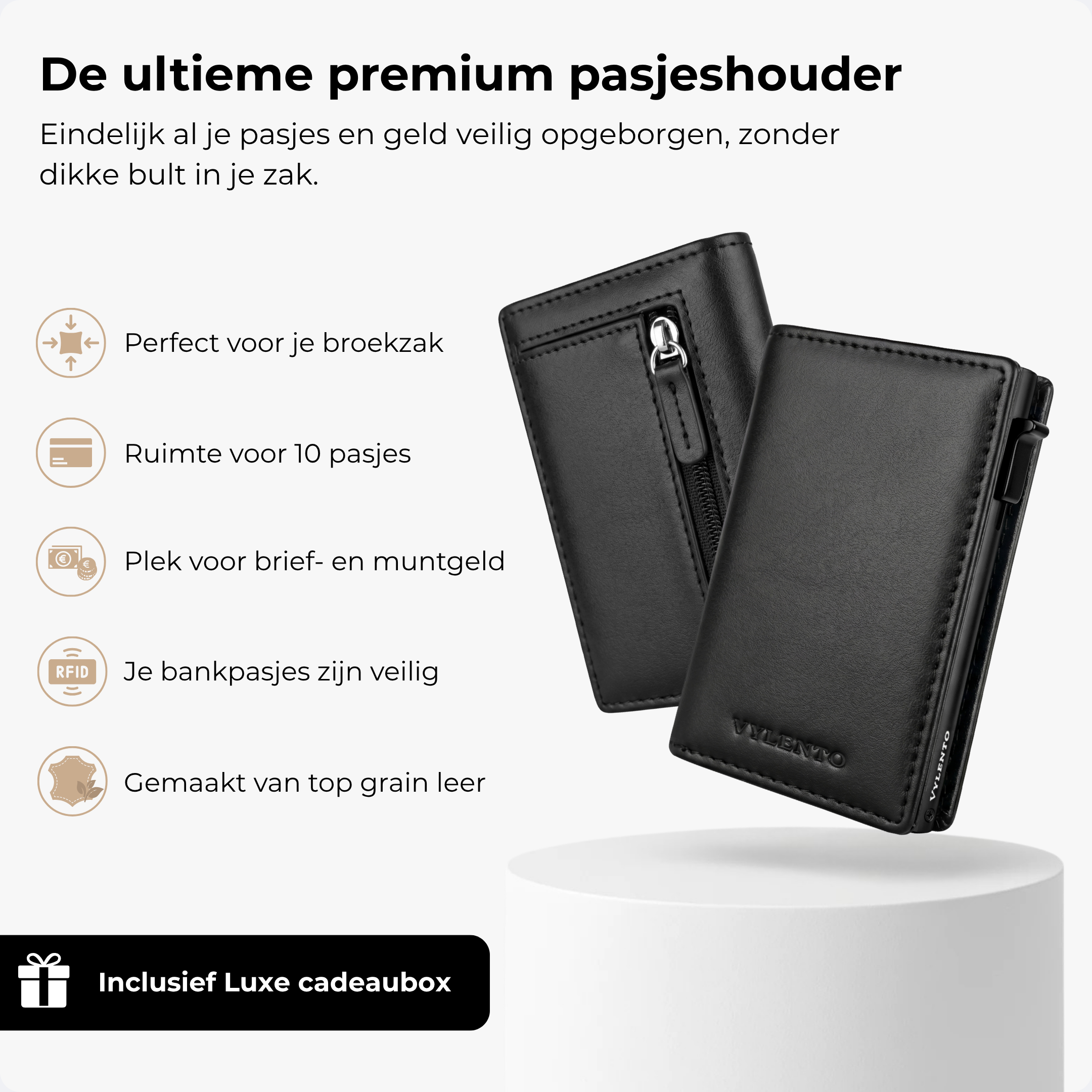 Discovery Pasjeshouder Pro Mat Zwart